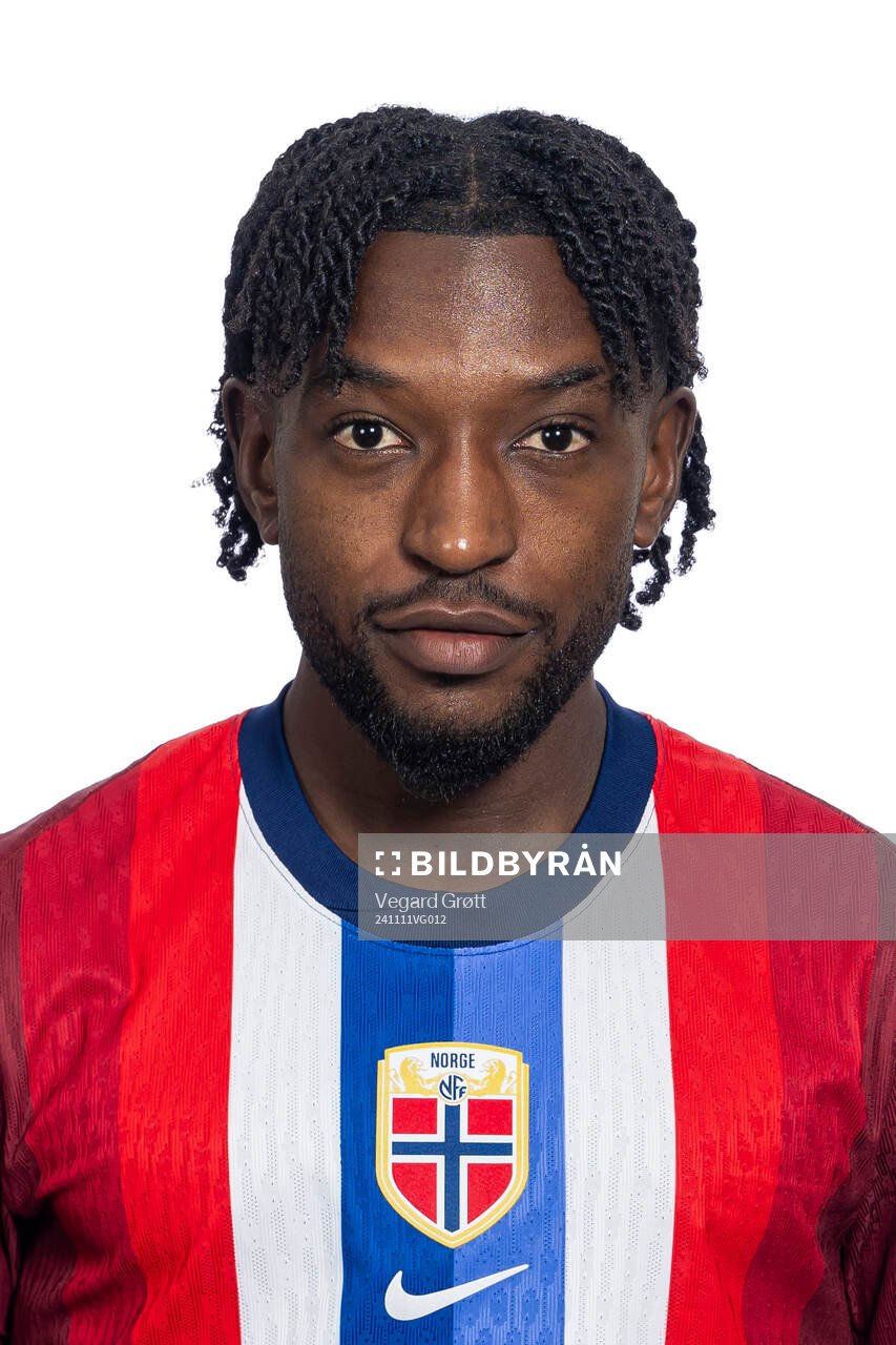Warren Kamanzi of the Norwegian national football team