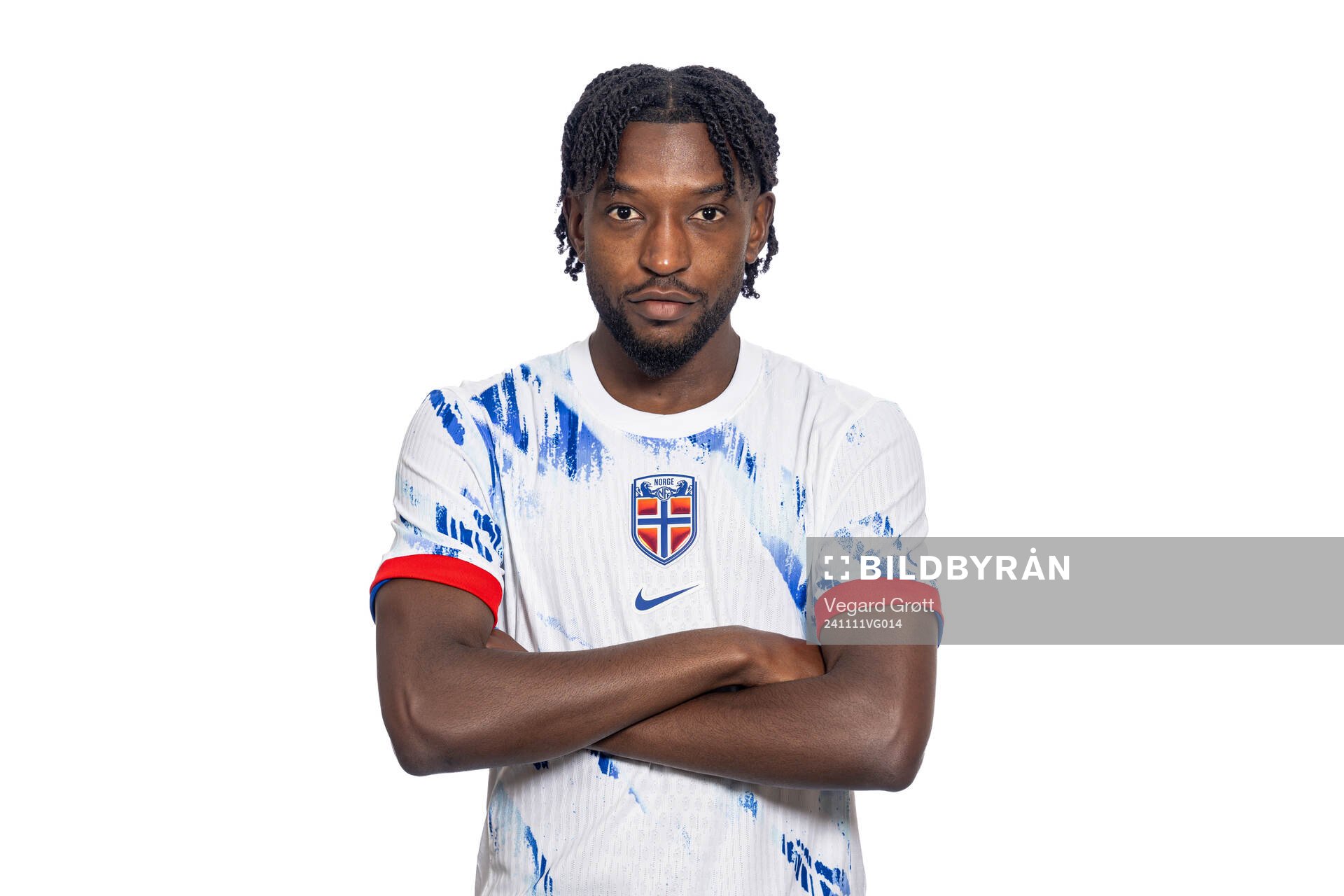 Warren Kamanzi of the Norwegian national football team
