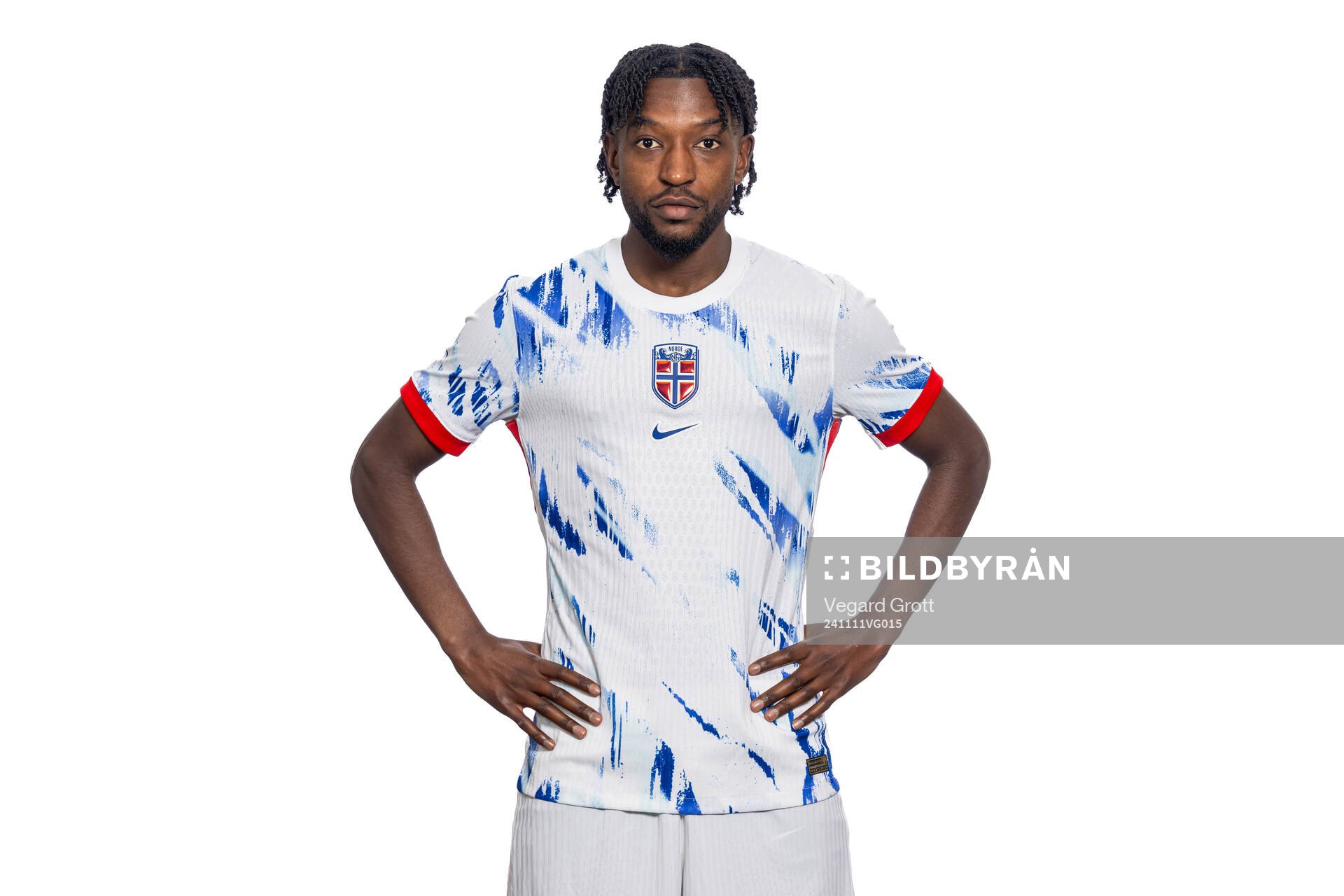 Warren Kamanzi of the Norwegian national football team
