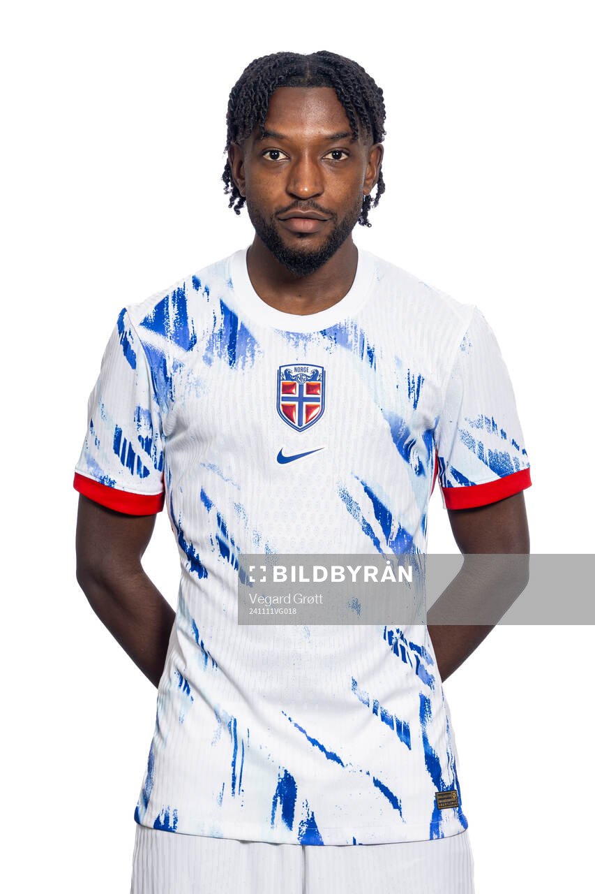 Warren Kamanzi of the Norwegian national football team
