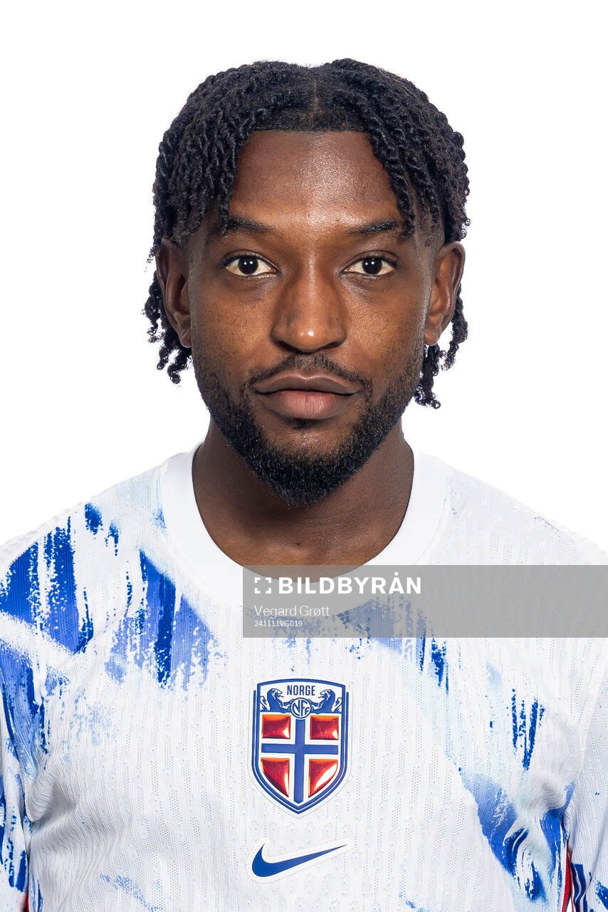 Warren Kamanzi of the Norwegian national football team
