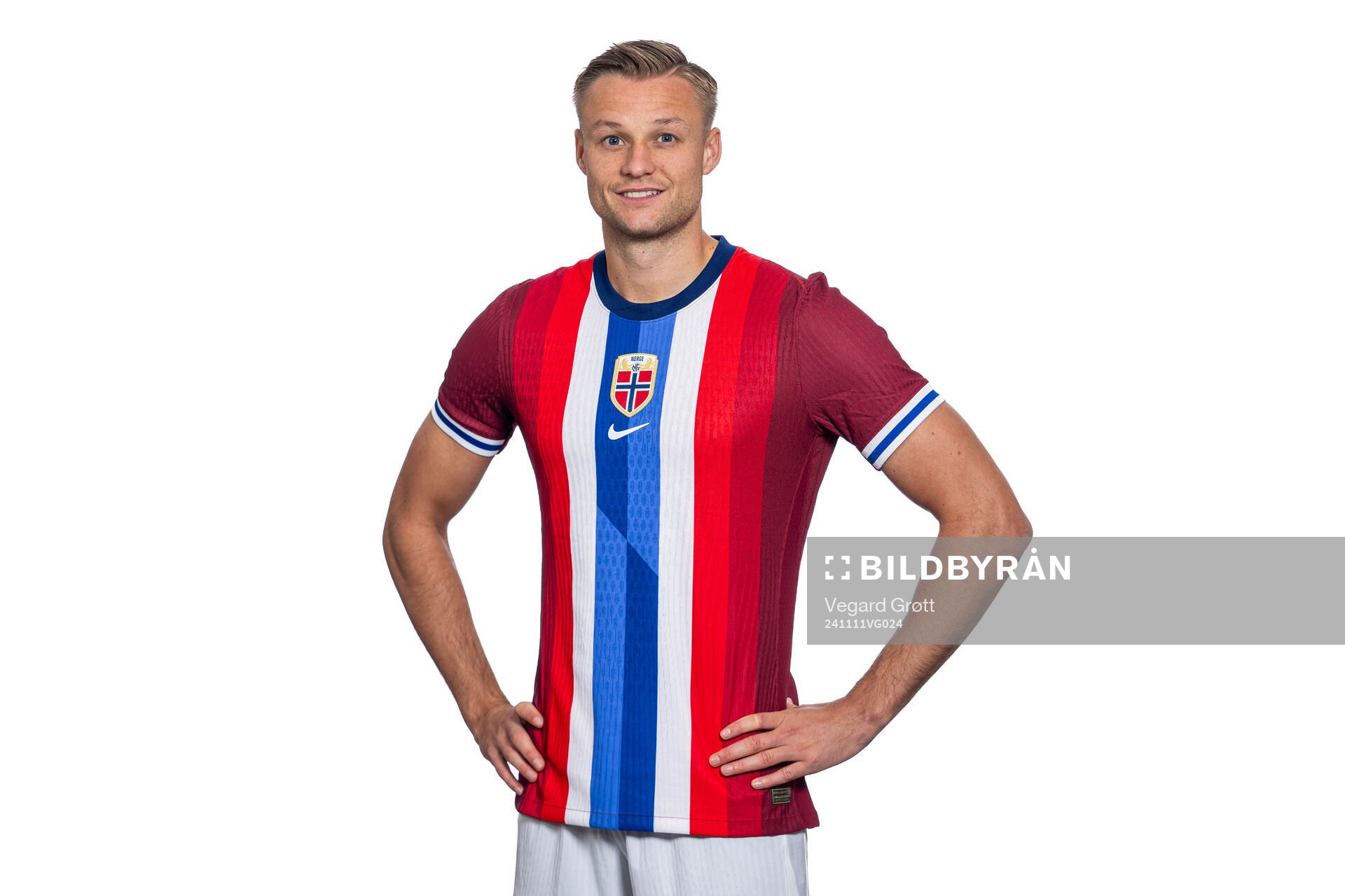 Stian Gregersen of the Norwegian national football team