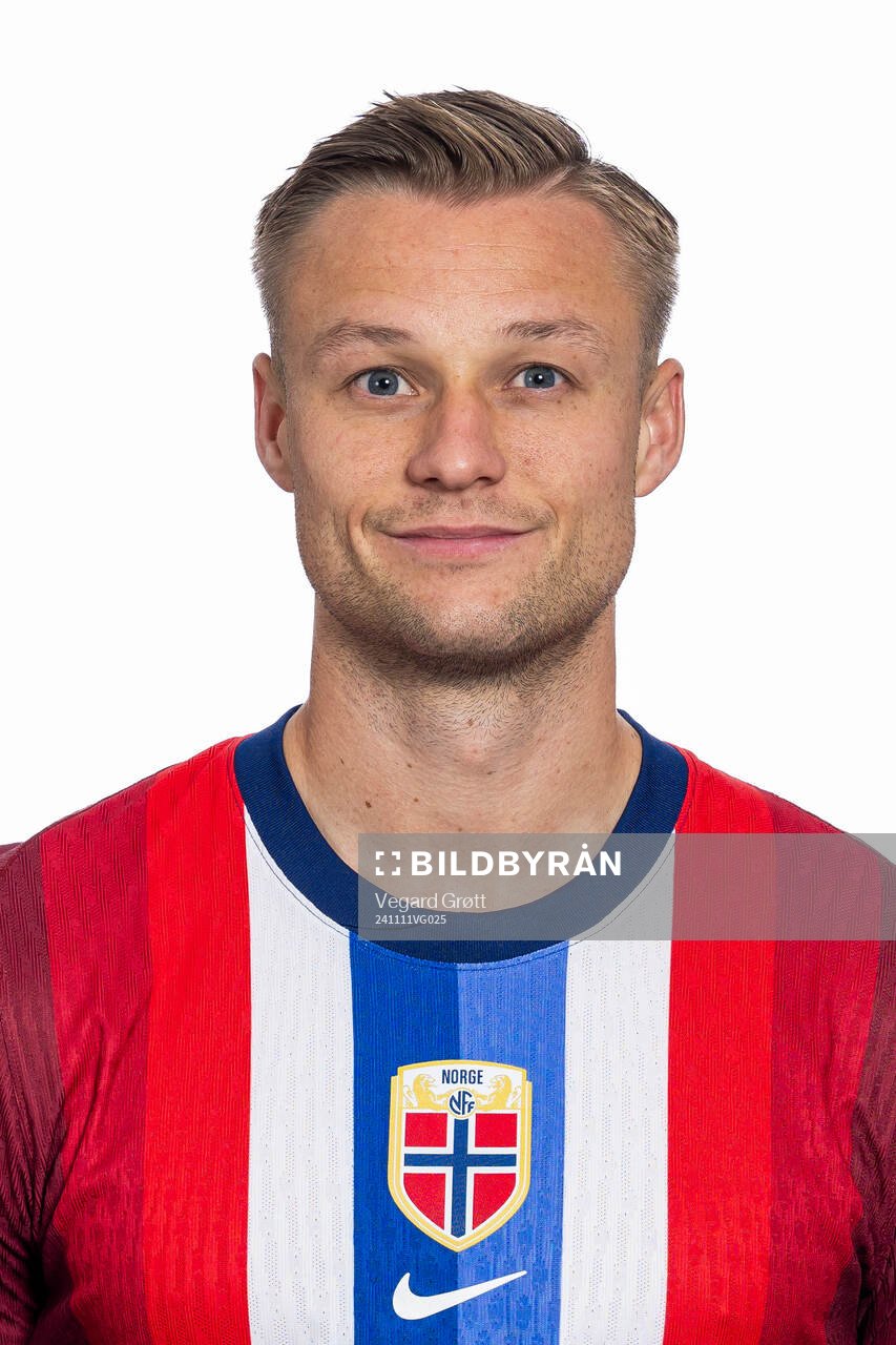 Stian Gregersen of the Norwegian national football team