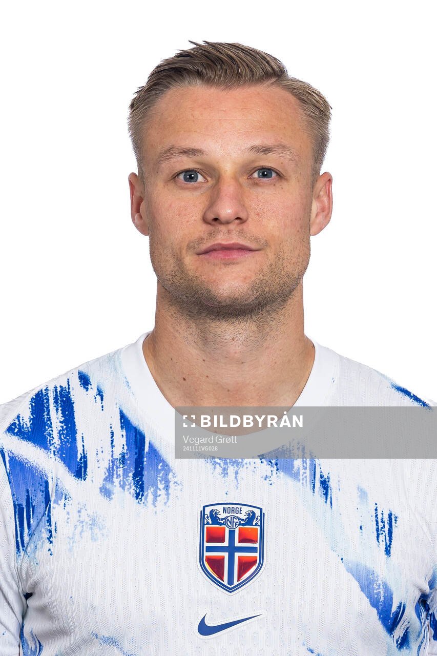 Stian Gregersen of the Norwegian national football team