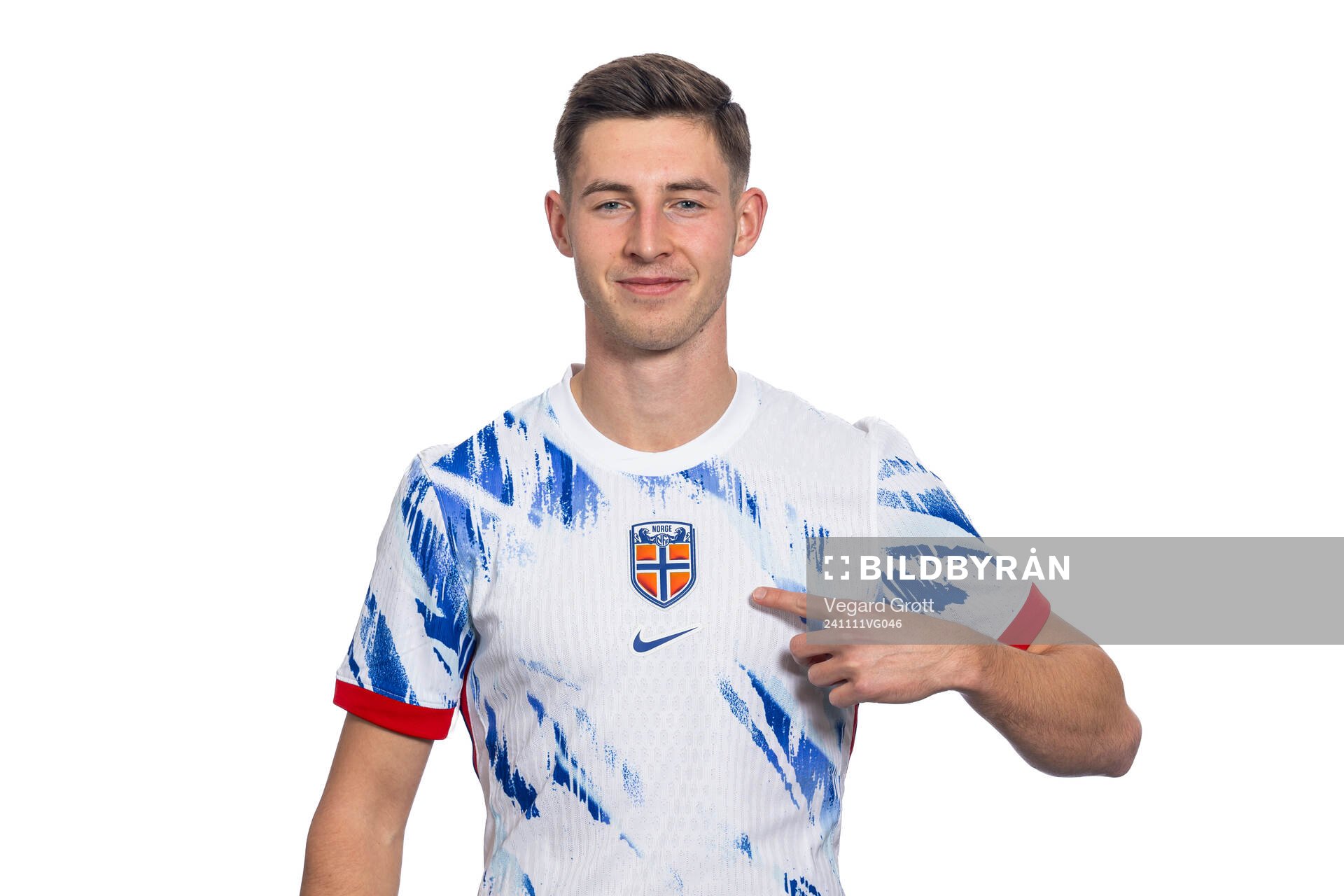 Lasse Berg Johnsen of the Norwegian national football team