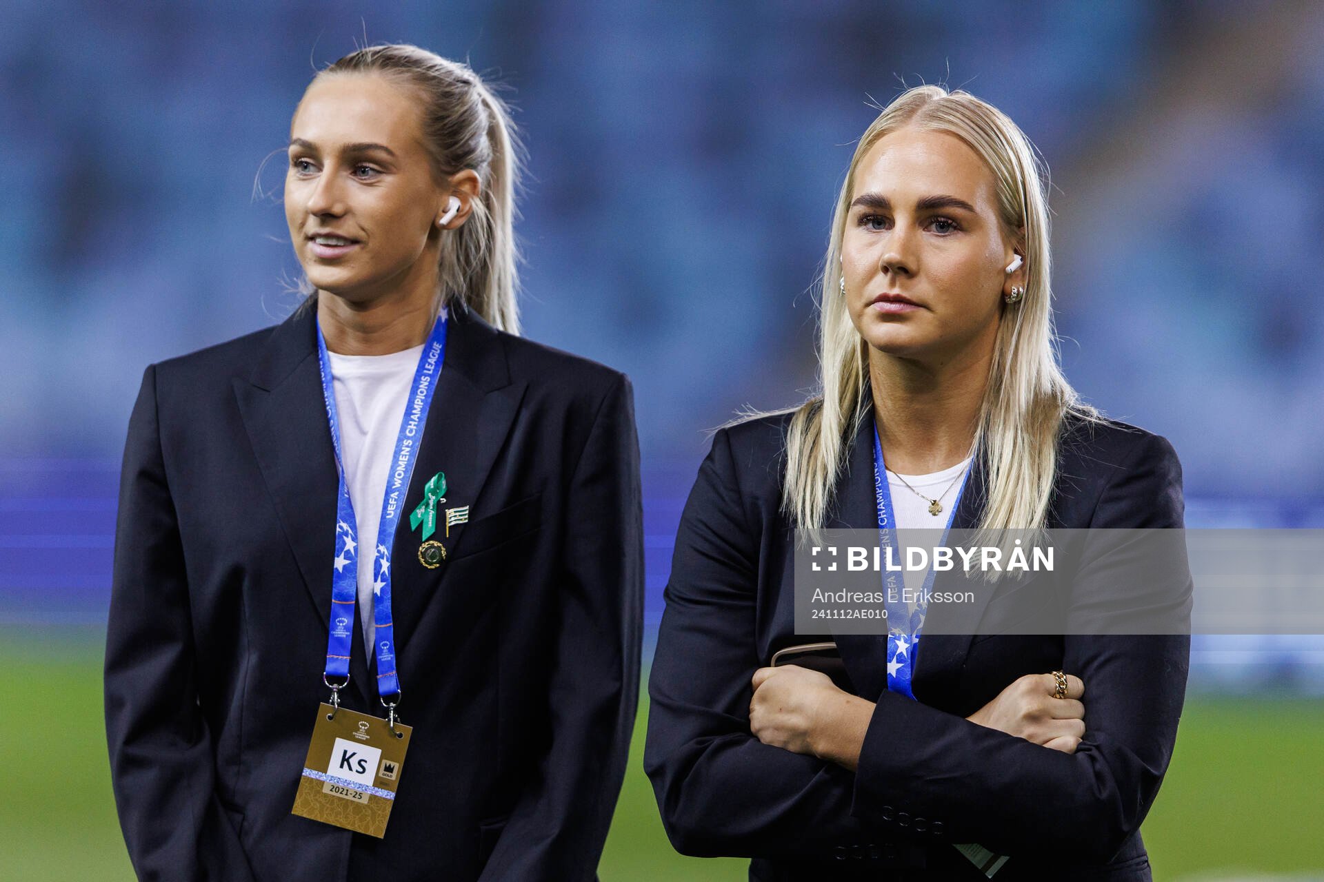 Ellen Wangerheim and Cathinka Tandberg of Hammarby