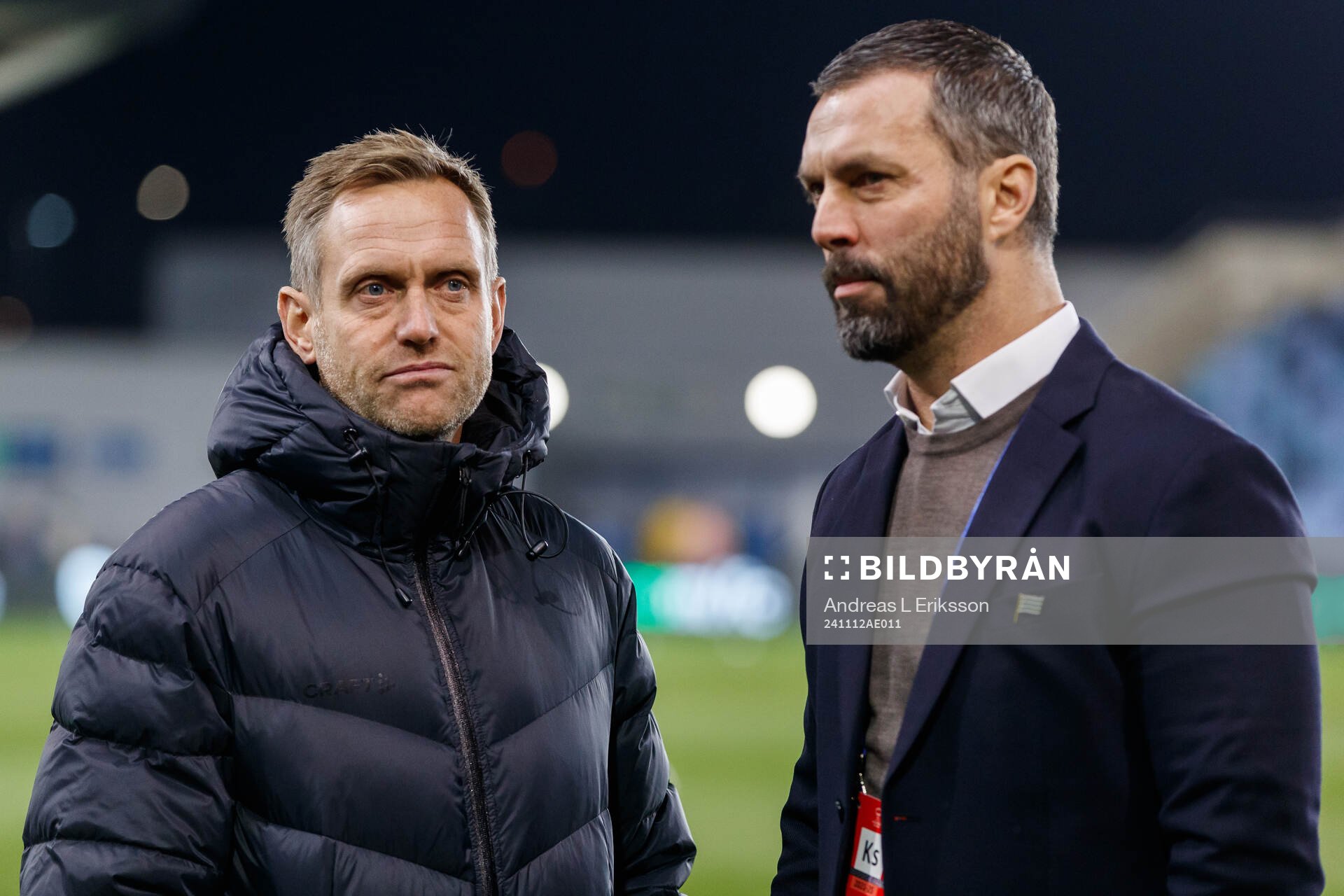 head coach Martin Sjögren and head of sports Johan Lager