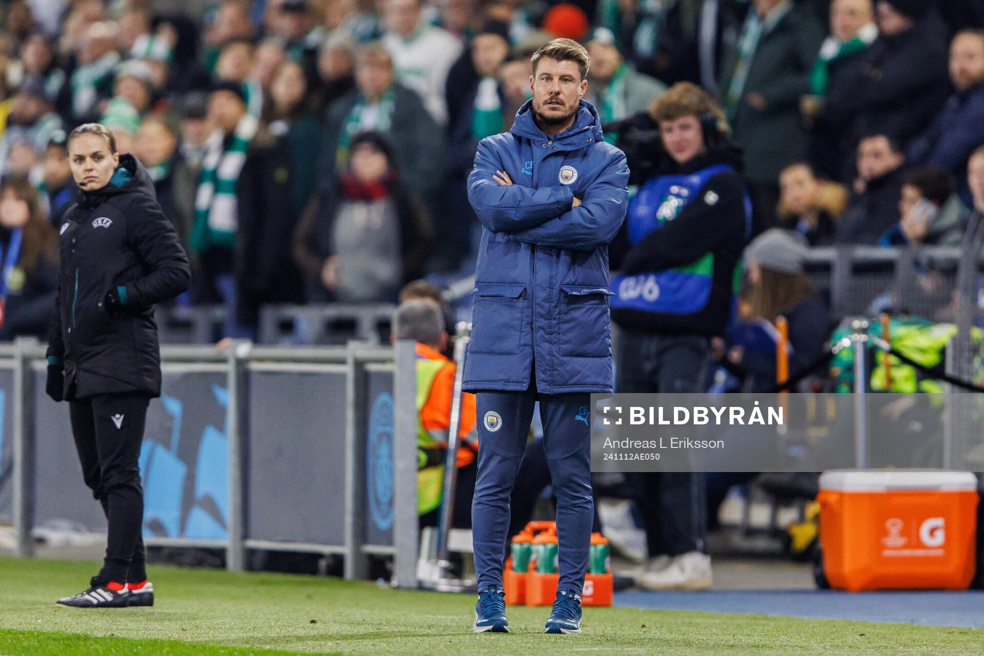 head coach Gareth Taylor of Manchester City