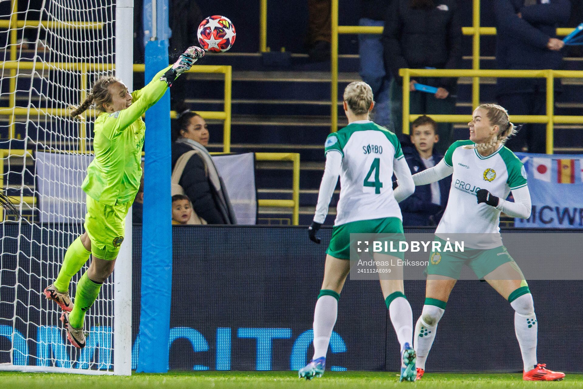 goalkeeper Anna Tamminen of Hammarby