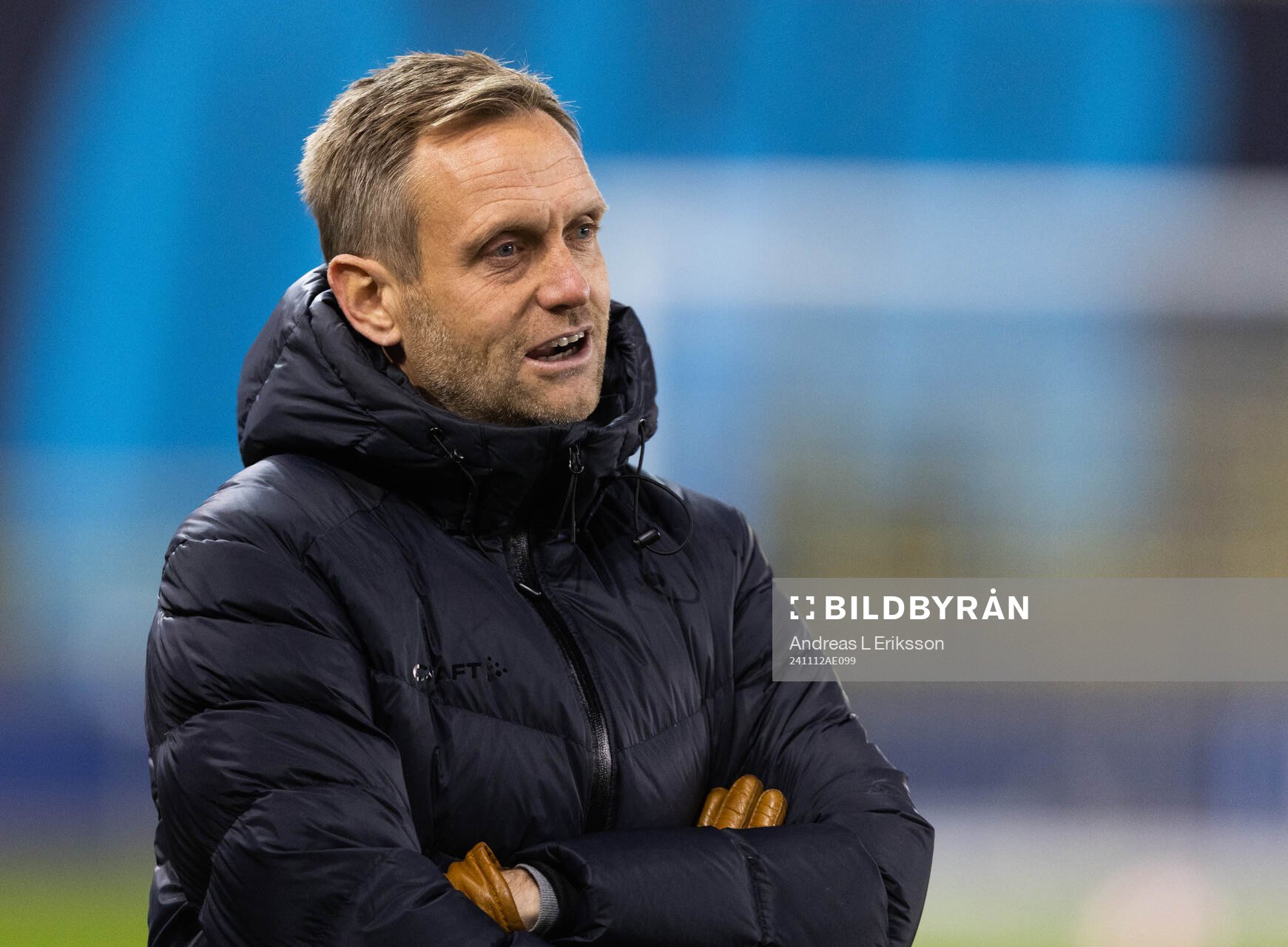 Head coach Martin Sjögren of Hammarby