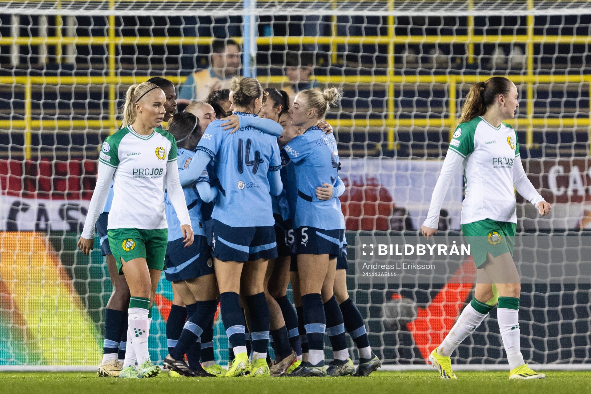 Lisa Lennartsson of Hammarby looks dejected