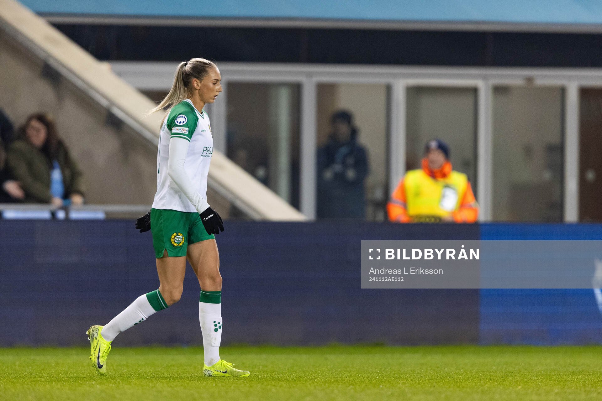 of Hammarby Ellen Wangerheim looks dejected