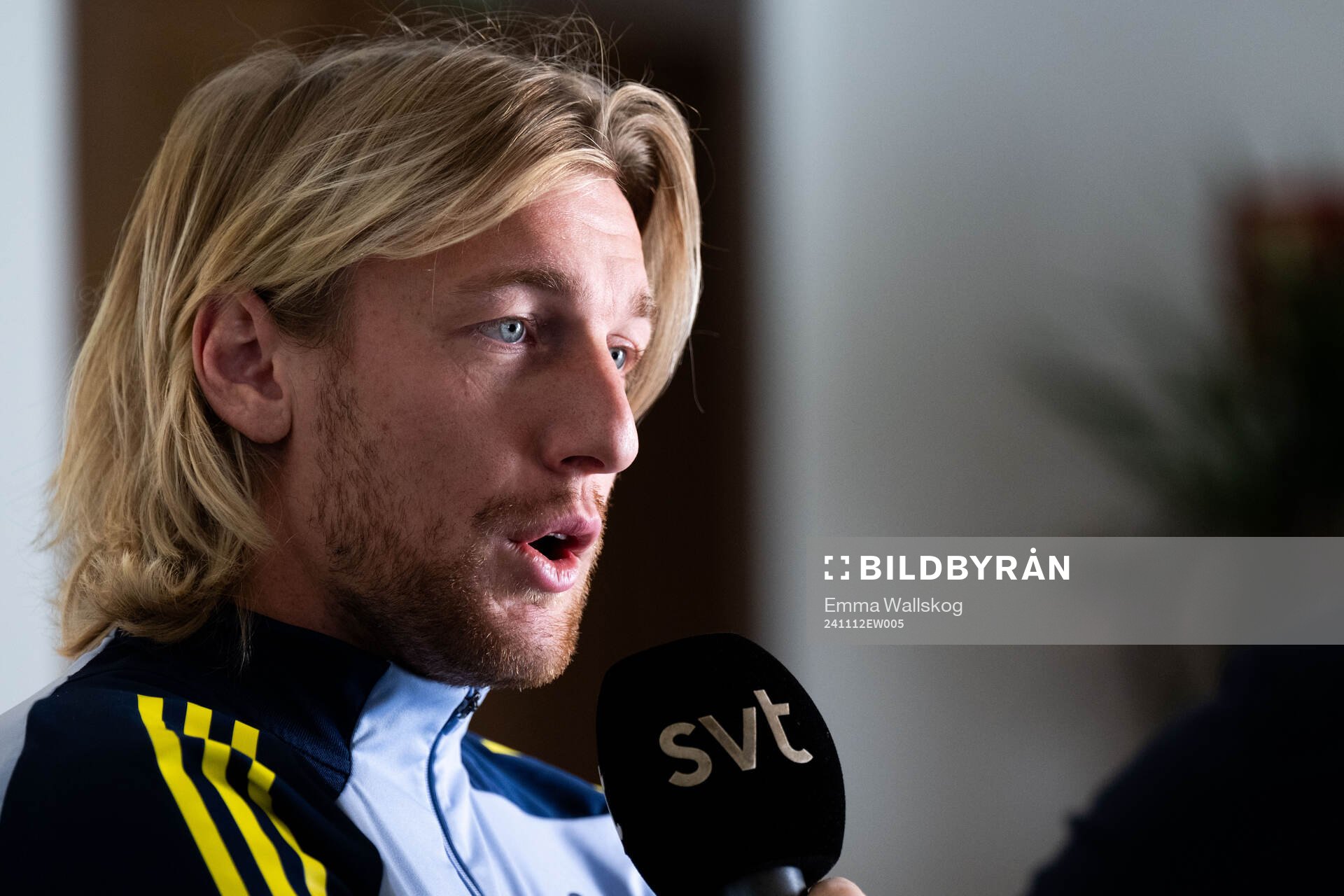 Emil Forsberg of the Swedish men's national football team