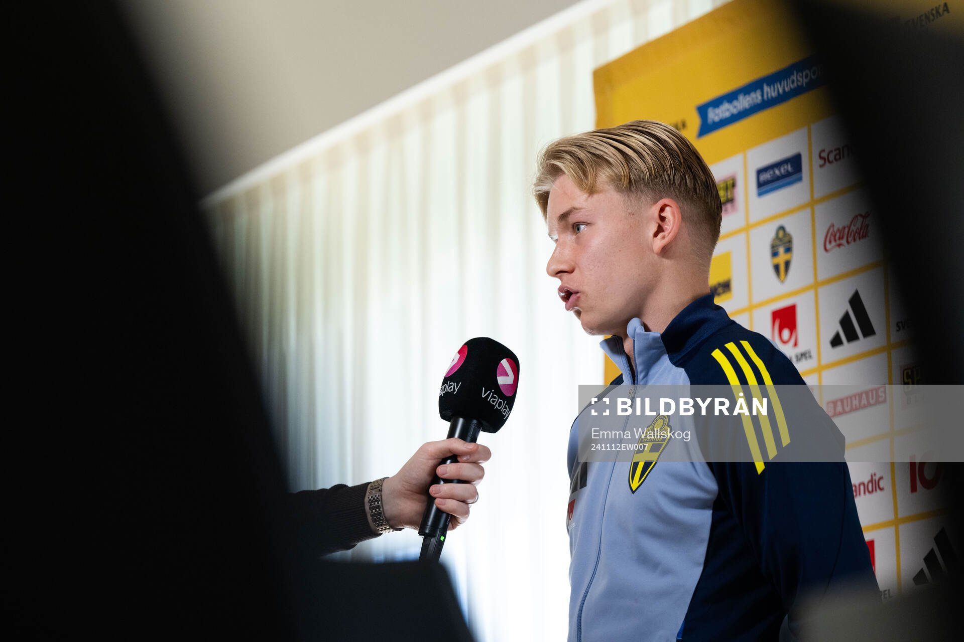 Daniel Svensson of the Swedish men's national football team