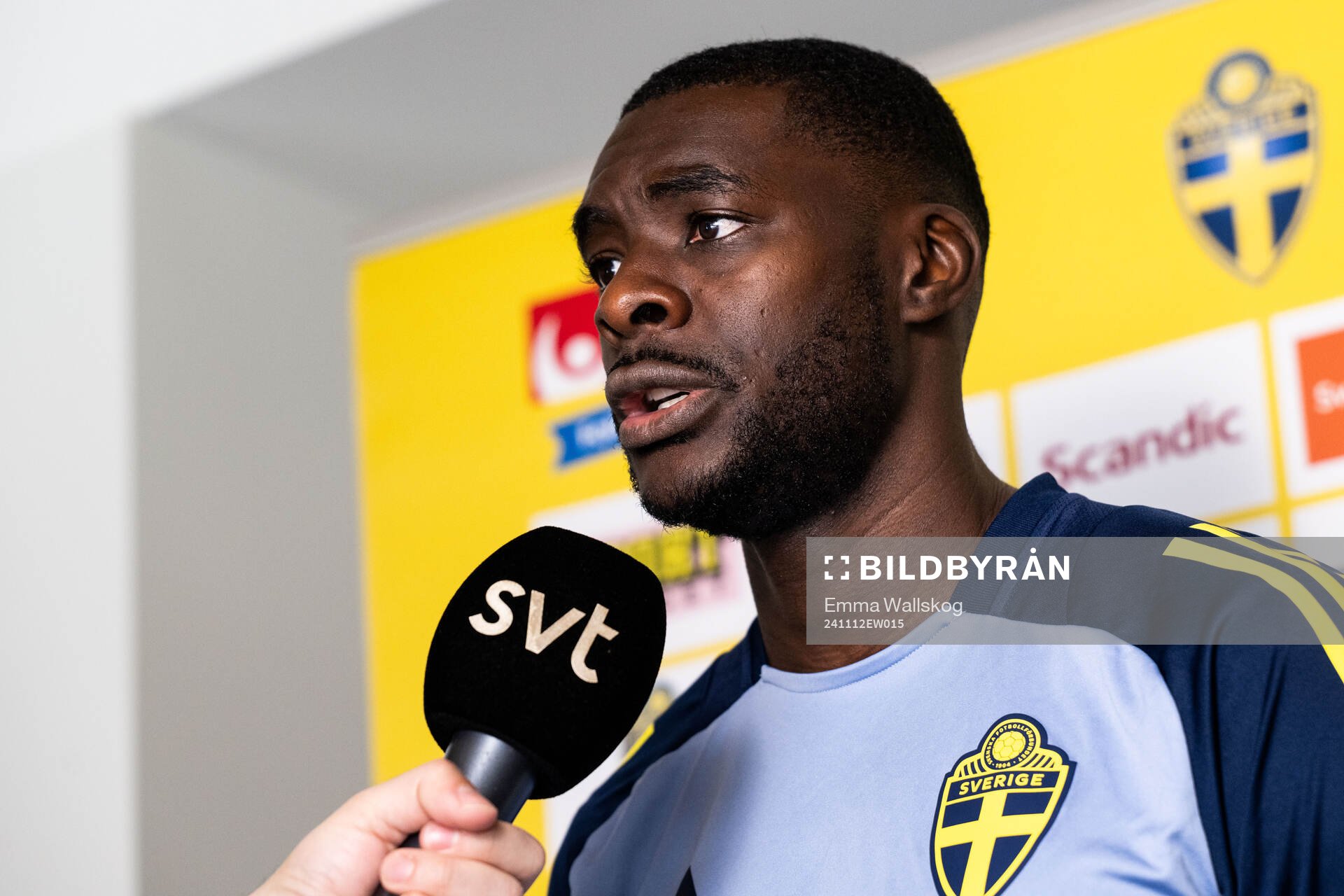 Ken Sema of the Swedish men's national football team