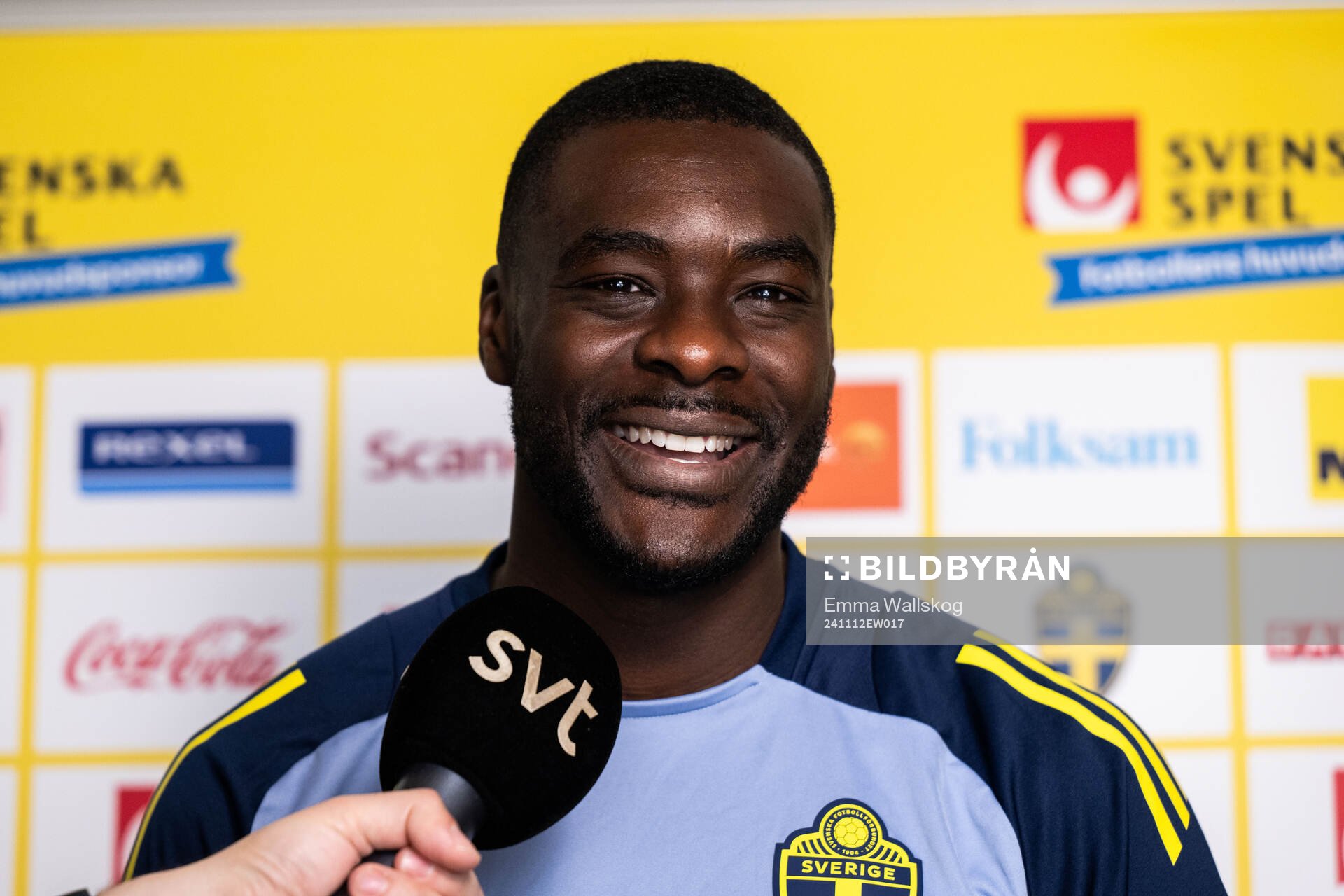 Ken Sema of the Swedish men's national football team
