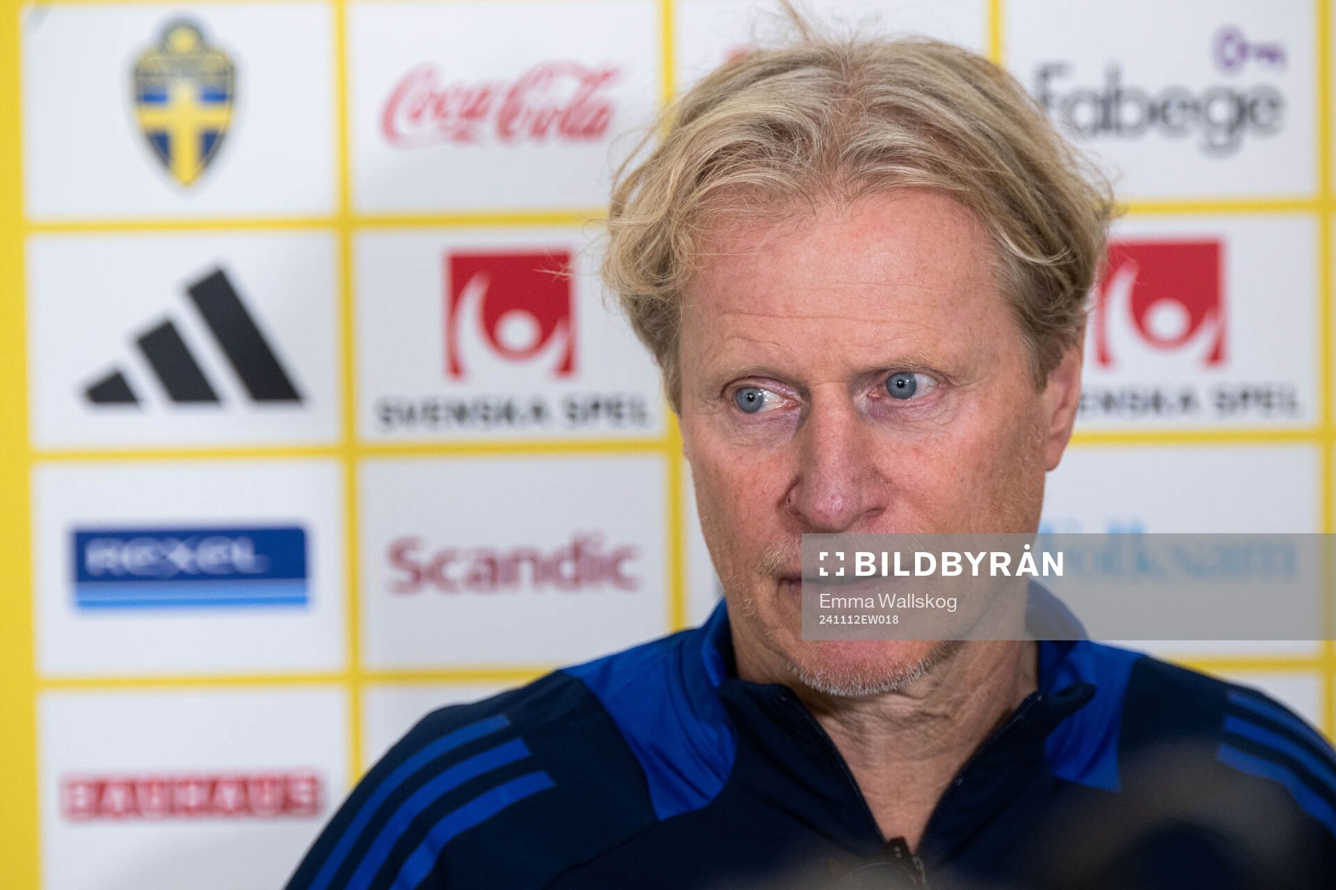 Stefan Pettersson, team manager of the Swedish men's