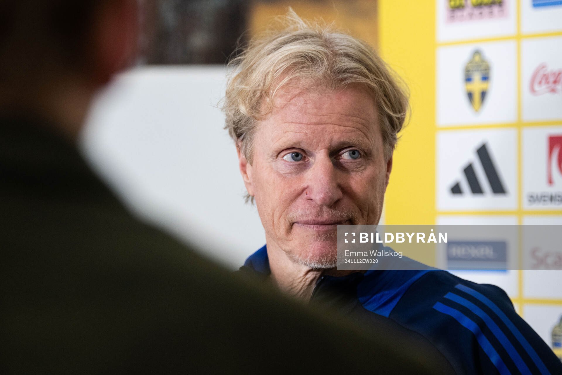 Stefan Pettersson, team manager of the Swedish men's