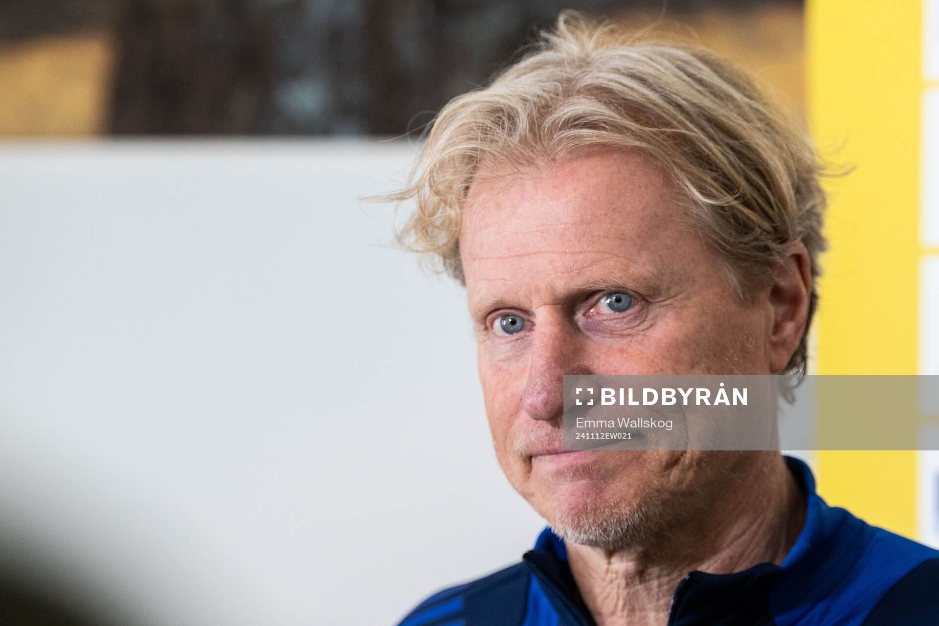 Stefan Pettersson, team manager of the Swedish men's