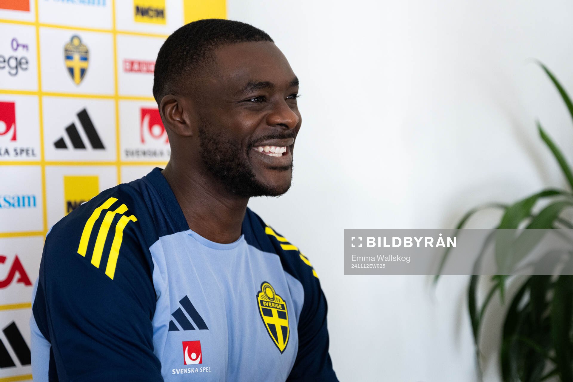 Ken Sema of the Swedish men's national football team