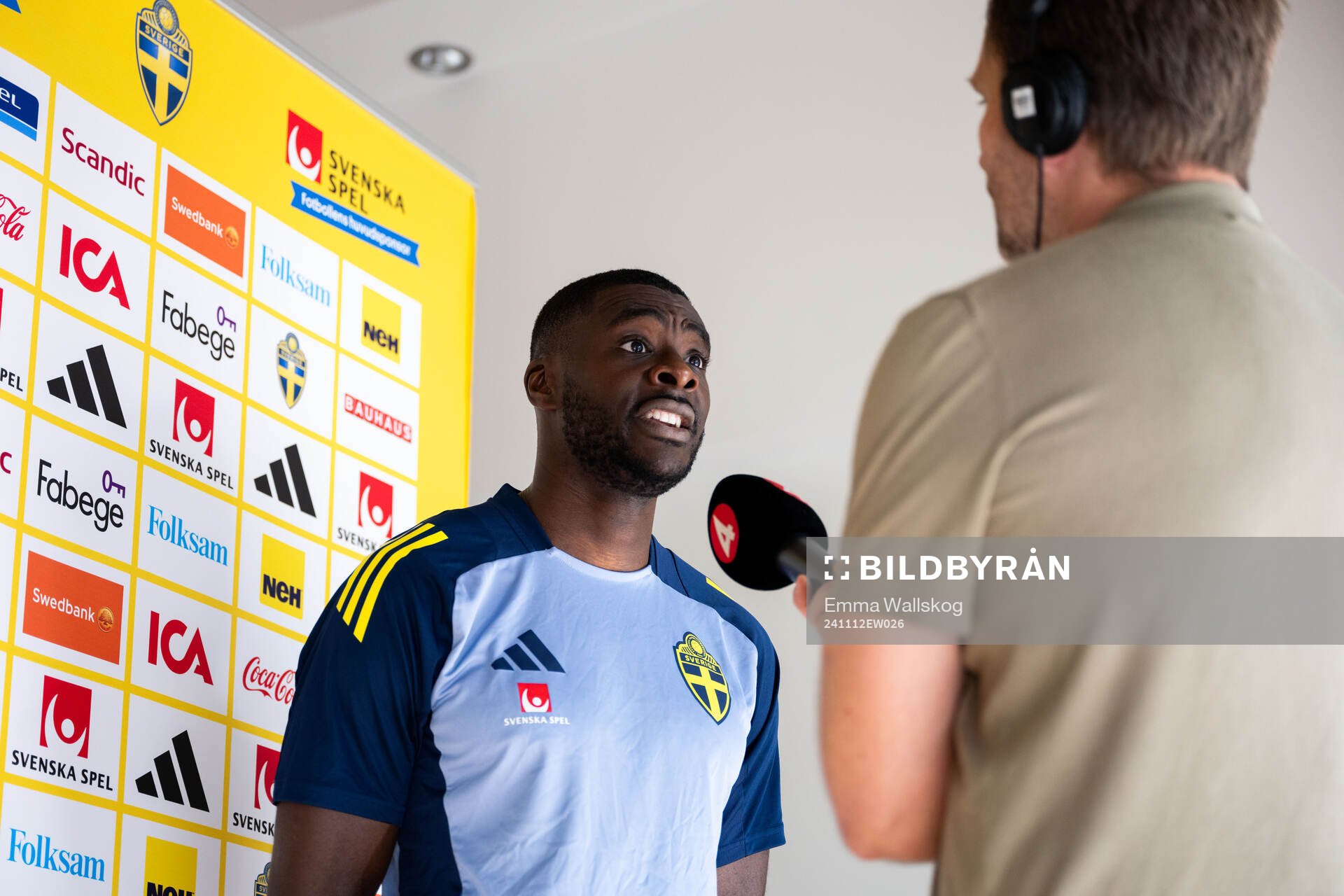Ken Sema of the Swedish men's national football team