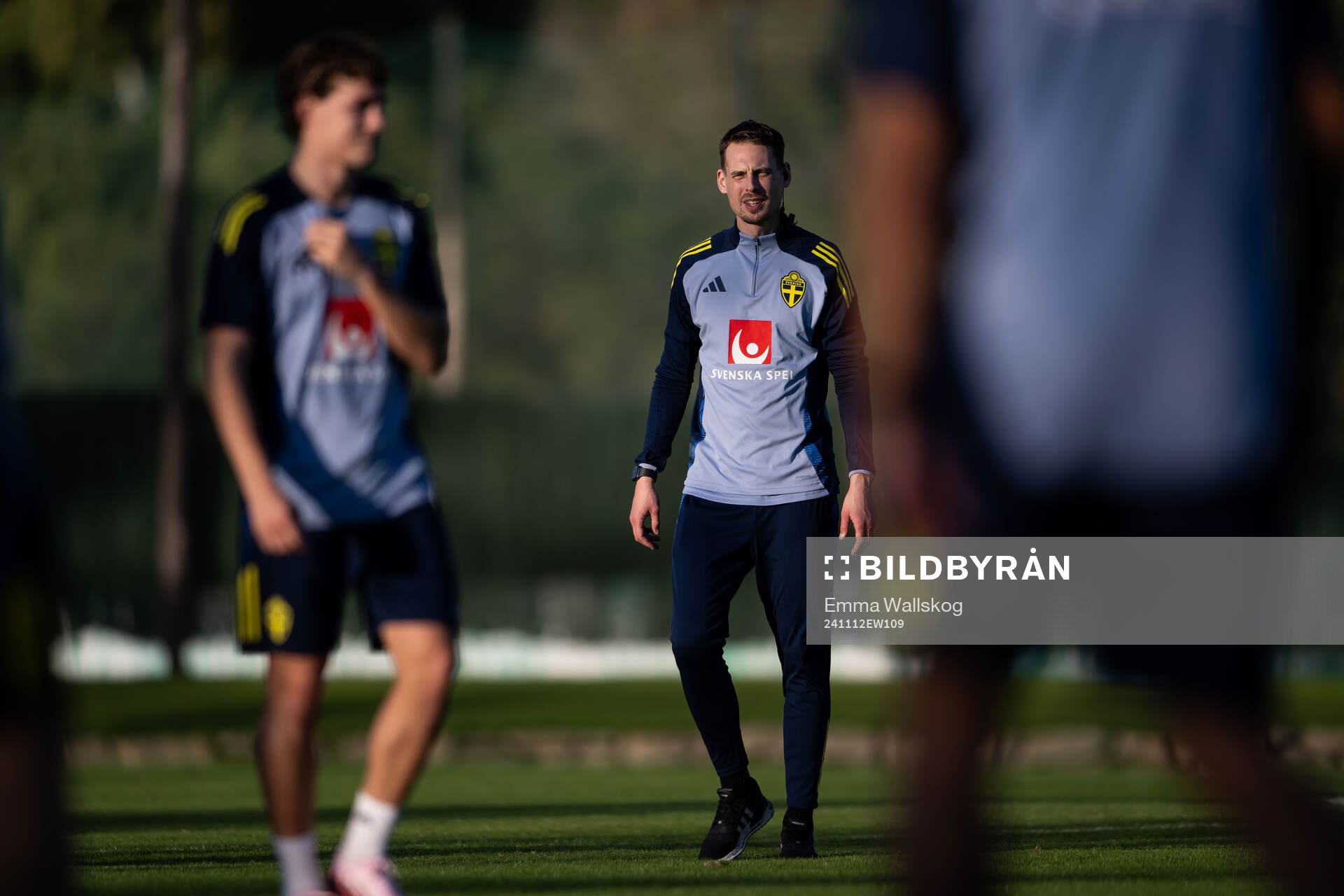 Head coach Daniel Bäckström