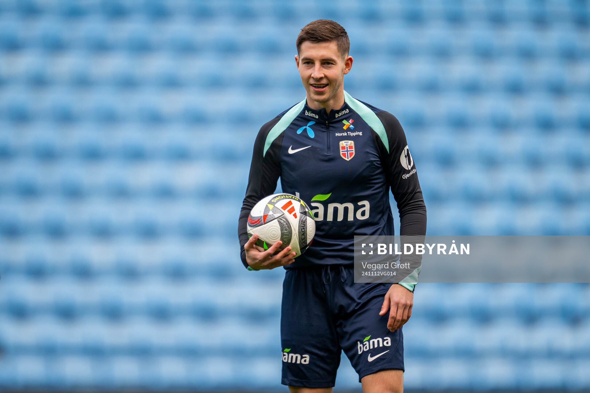 Lasse Berg Johnsen of the Norwegian national football team