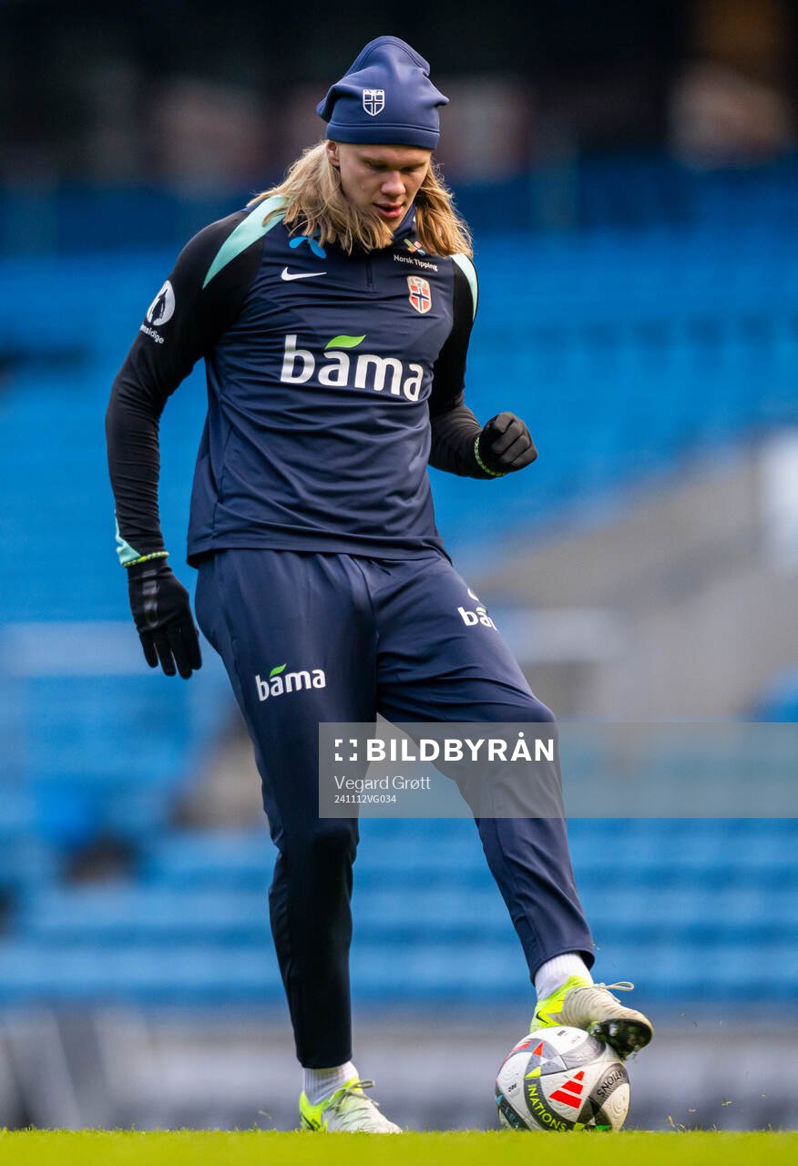 Erling Braut Haaland of the Norwegian national football team