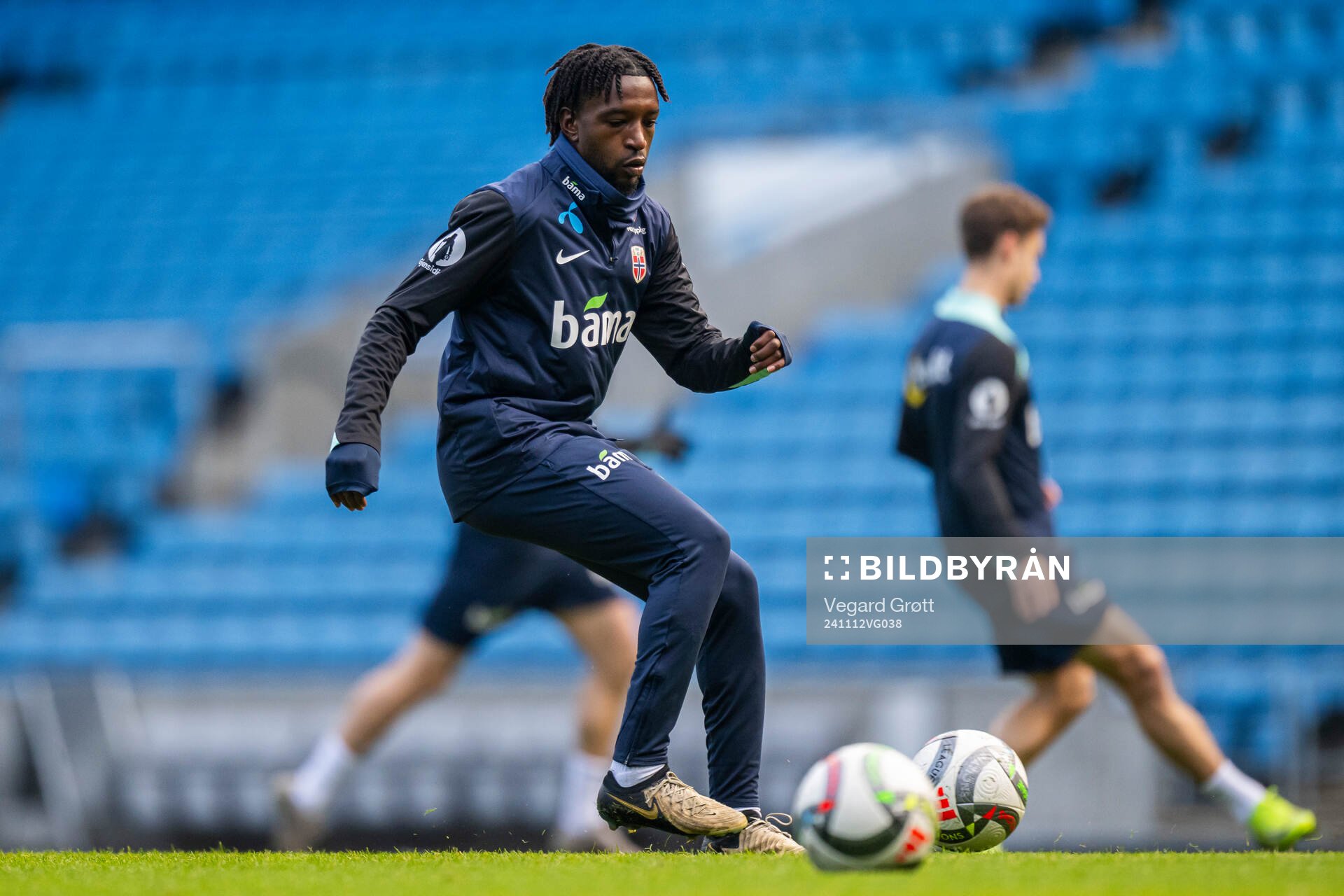 Warren Kamanzi of the Norwegian national football team