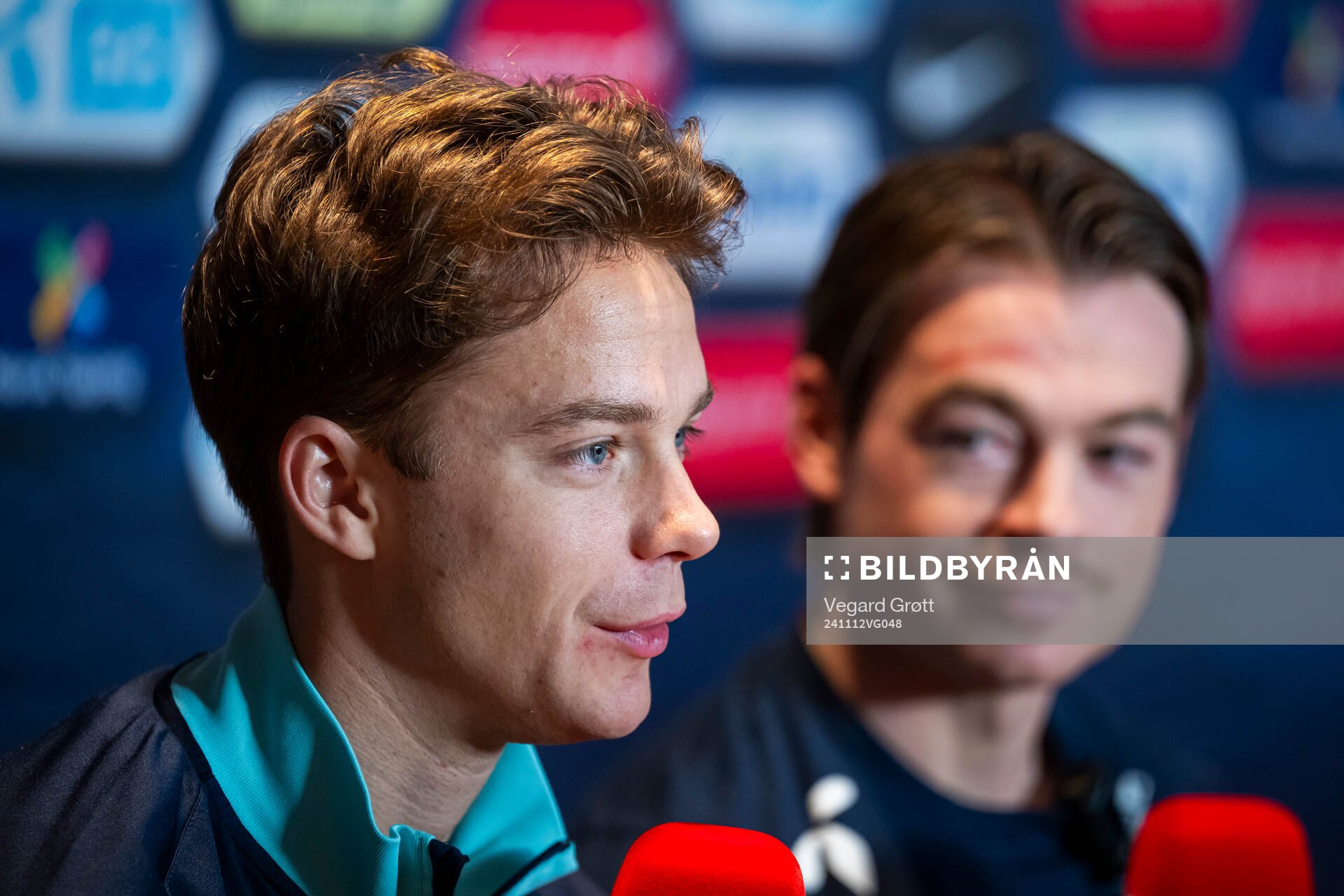 Felix Horn Myhre and Patrick Berg of the Norwegian national