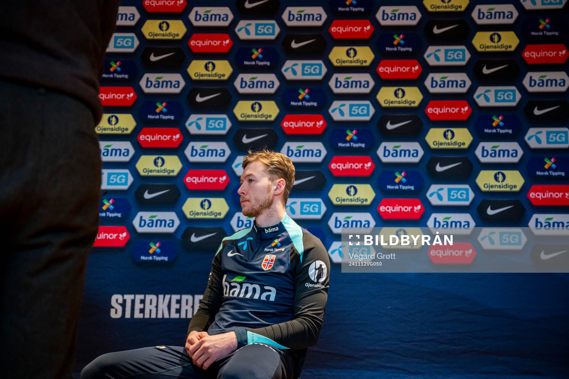 Goalkeeper Mathias Dyngeland of the Norwegian national