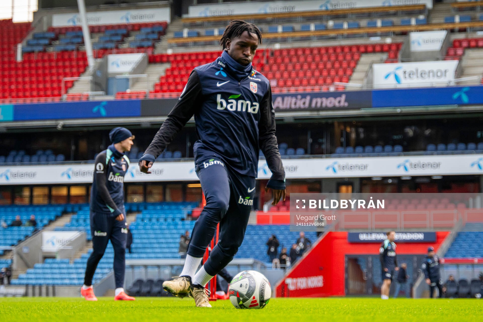 Warren Kamanzi of the Norwegian national football team