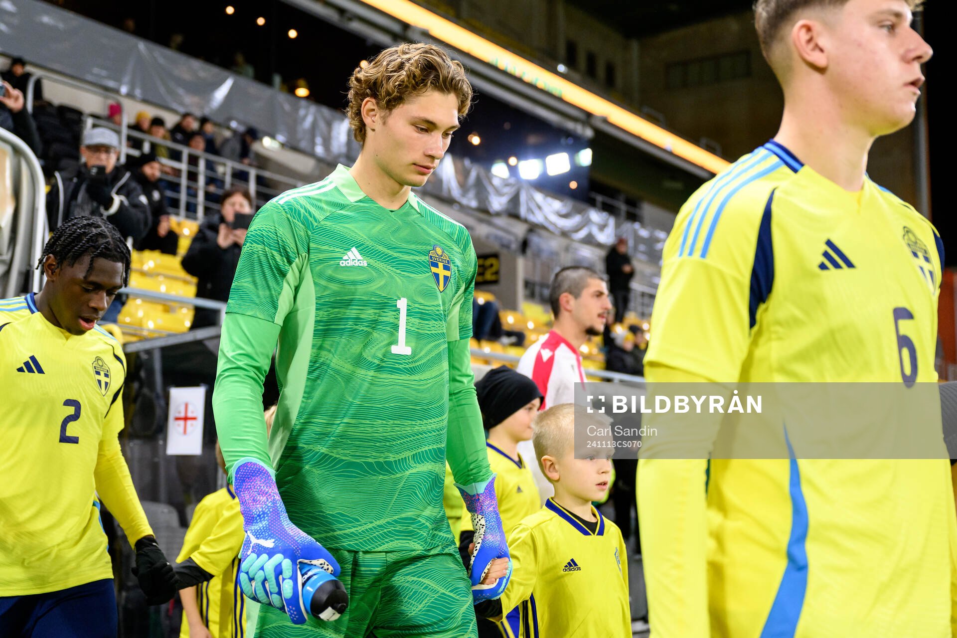 goalkeeper William Nieroth Lundgren of Sweden ahead the