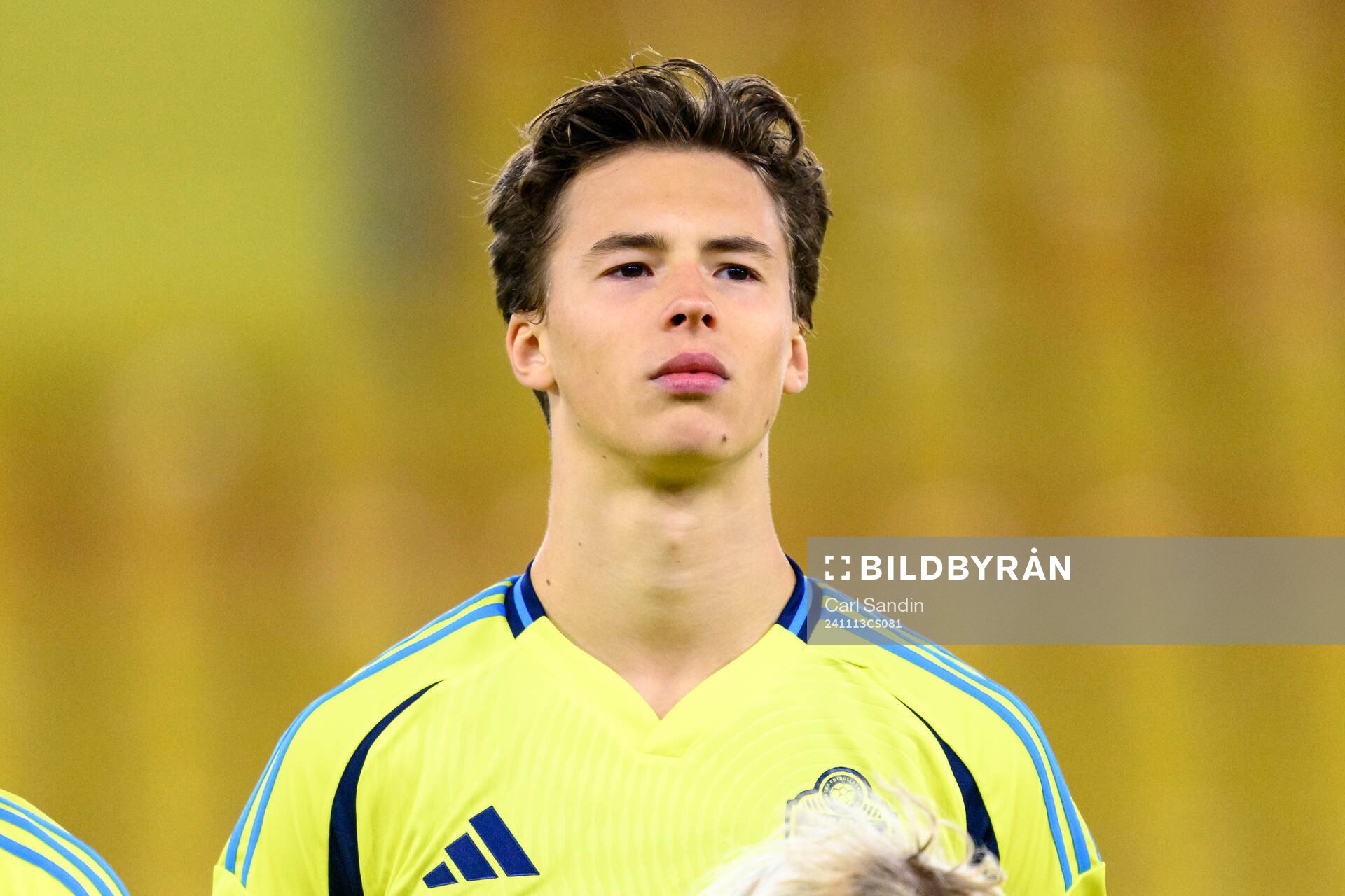 John Mellberg of Sweden at lineup