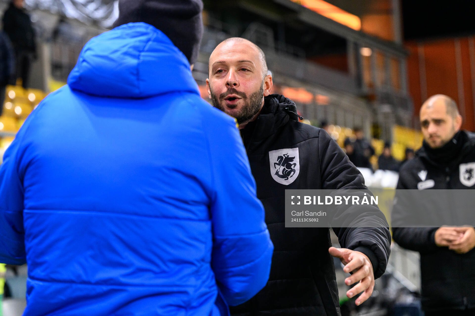 Head coach Lasha Pirtskhalaishvili of Georgia