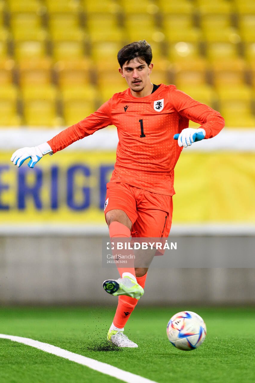goalkeeper Mate Sauri of Georgia
