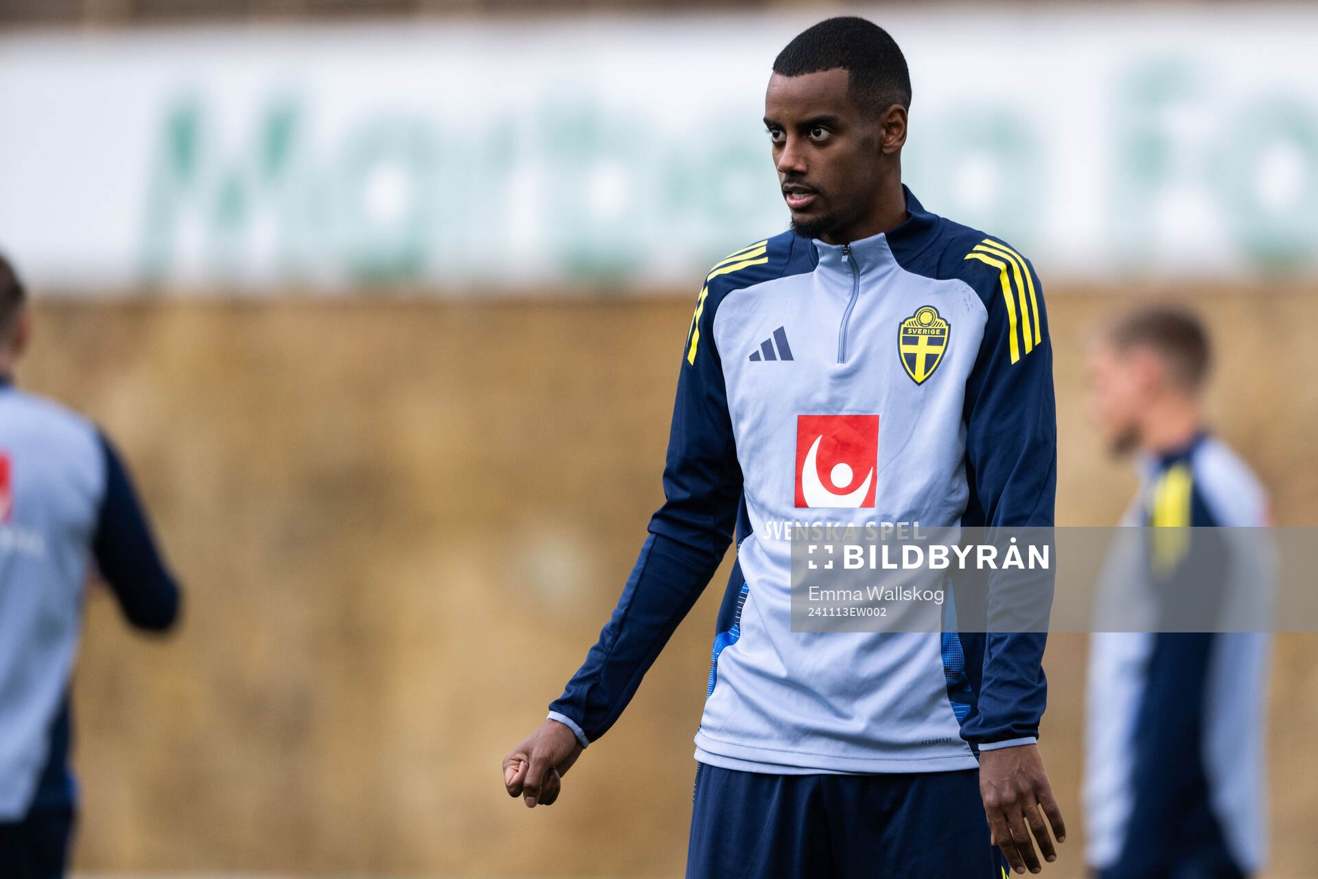 Alexander Isak of the Swedish men's football national team