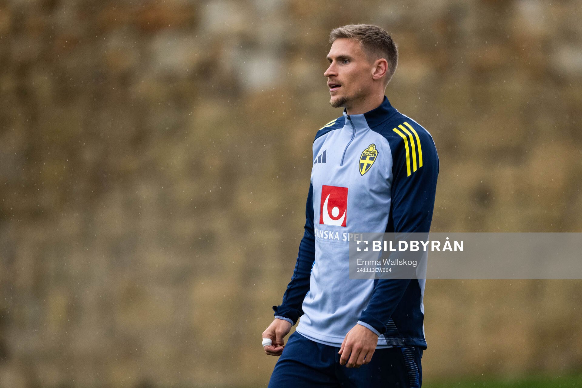 Carl Starfelt of the Swedish men's football national team