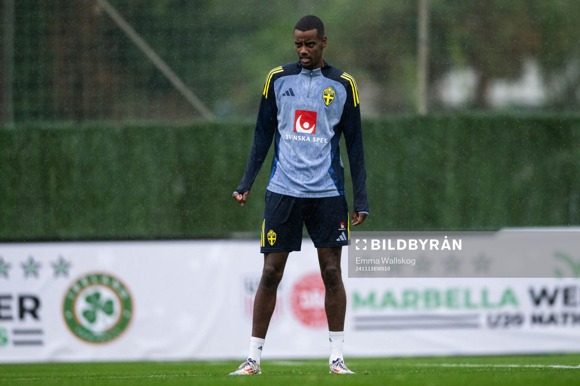 Alexander Isak of the Swedish men's football national team