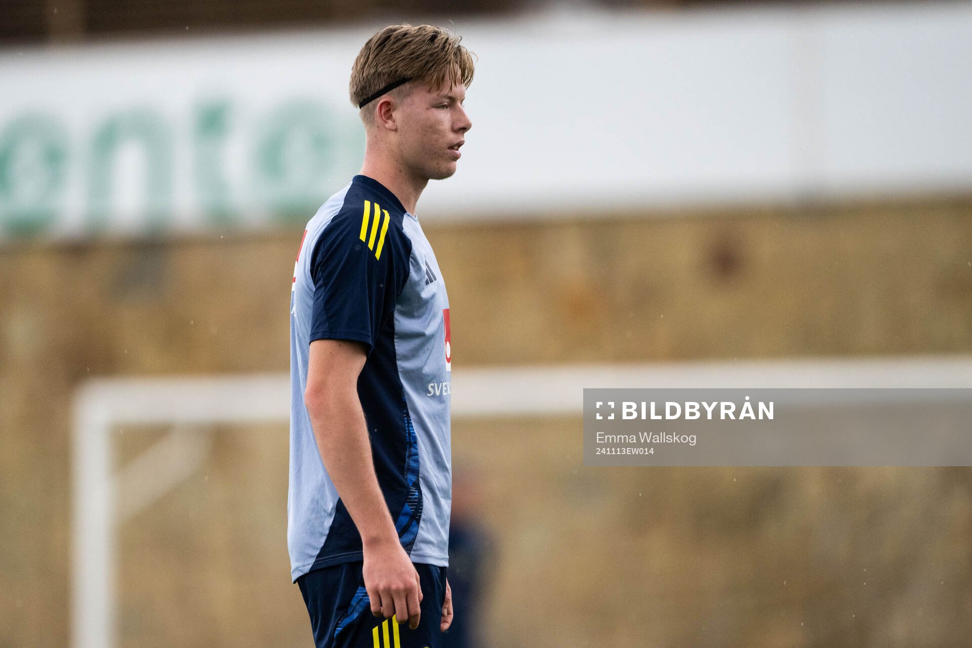 Nils Zätterström of the Swedish men's football national