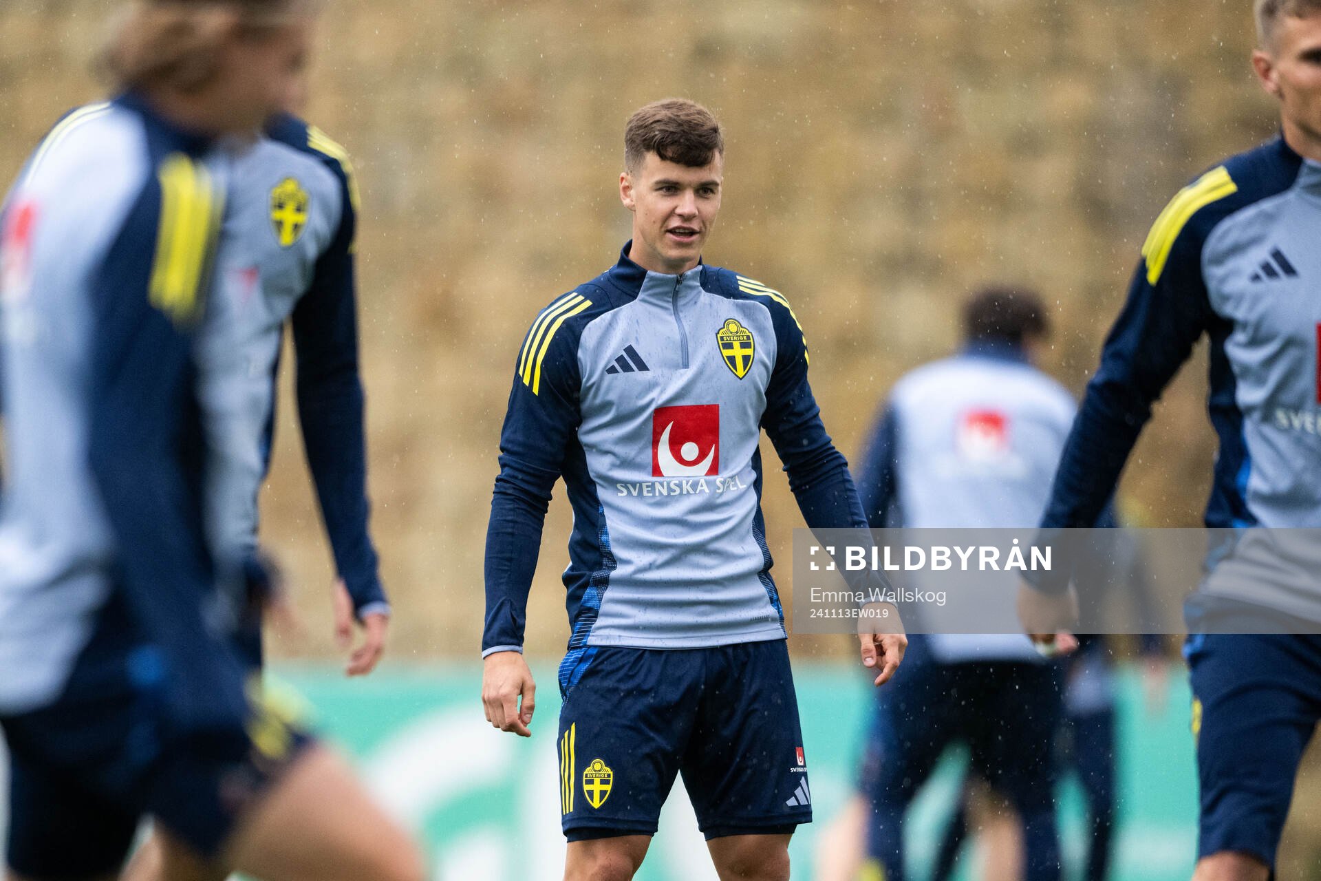 Samuel Dahl of the Swedish men's football national team at