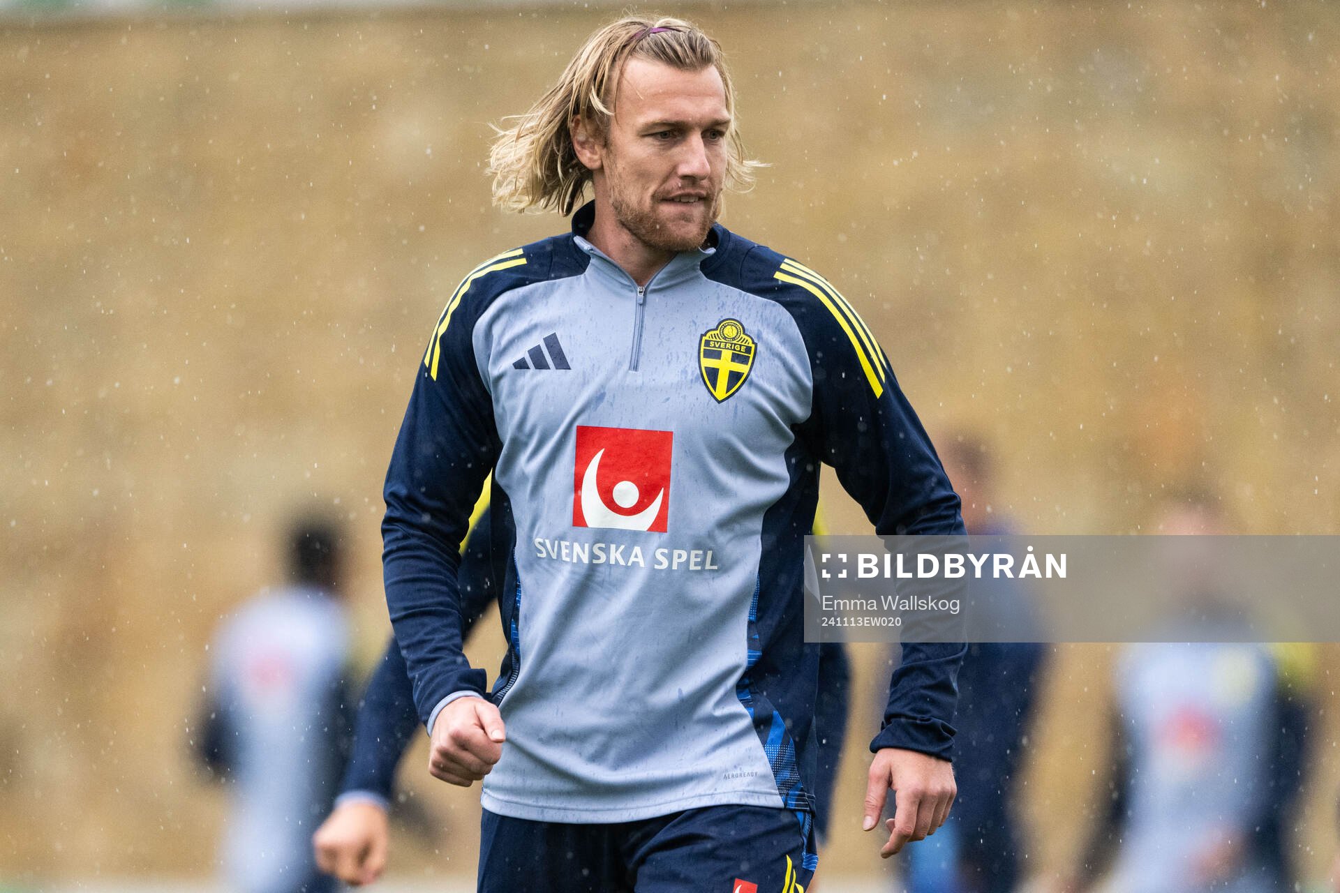 Emil Forsberg of the Swedish men's football national team