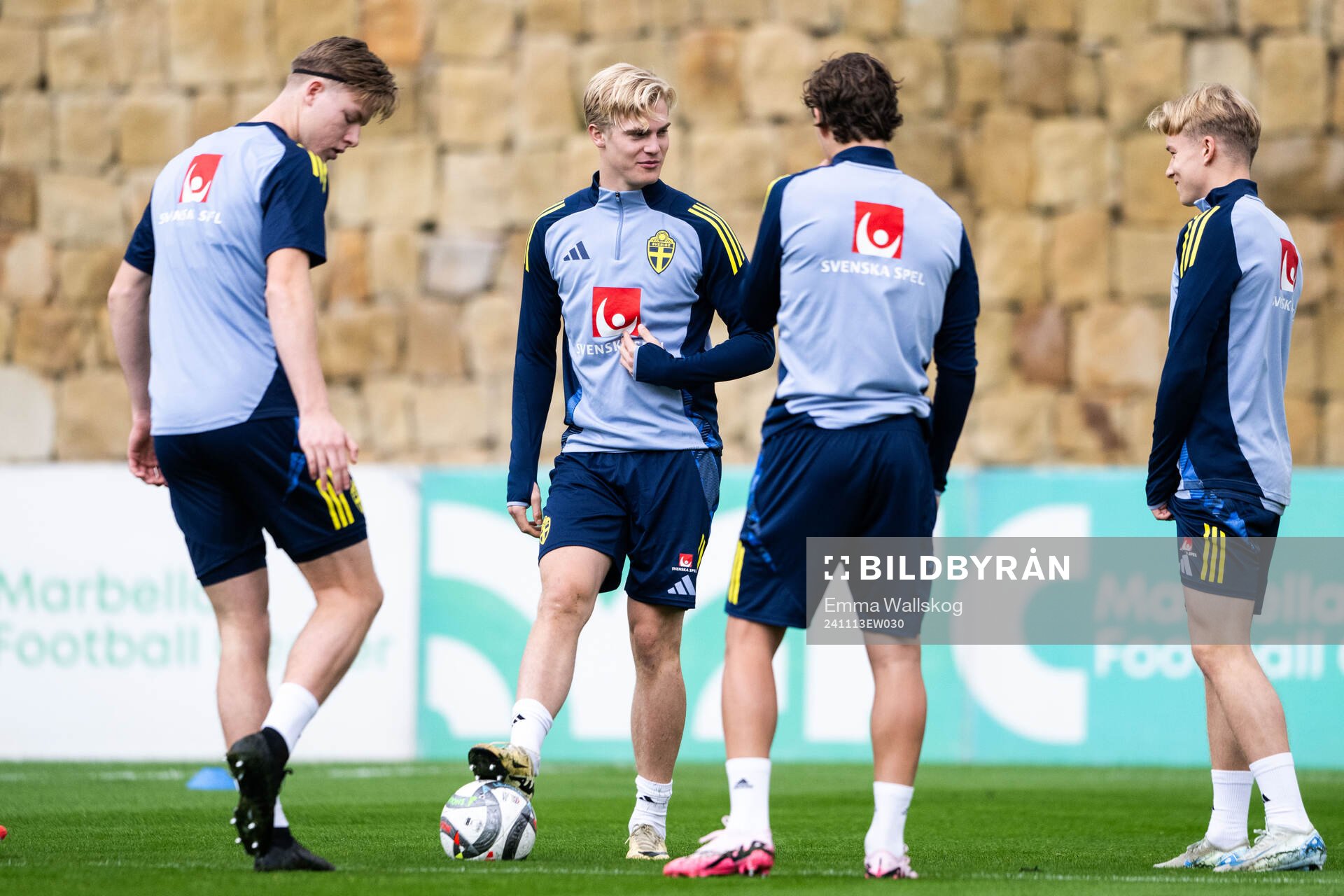 Nils Zätterström, Lucas Bergvall, Hampus Skoglund and