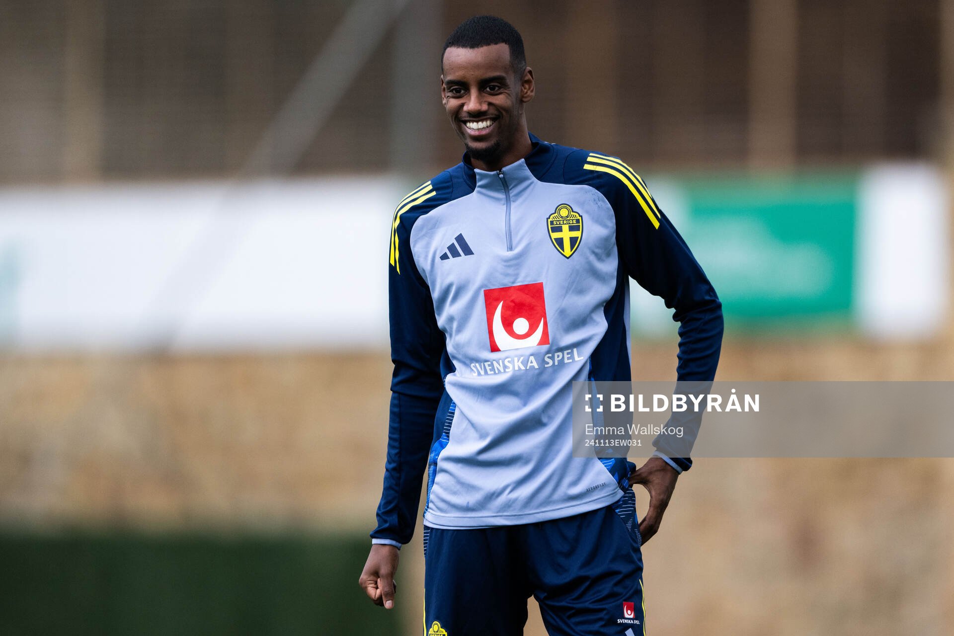 Alexander Isak of the Swedish men's football national team