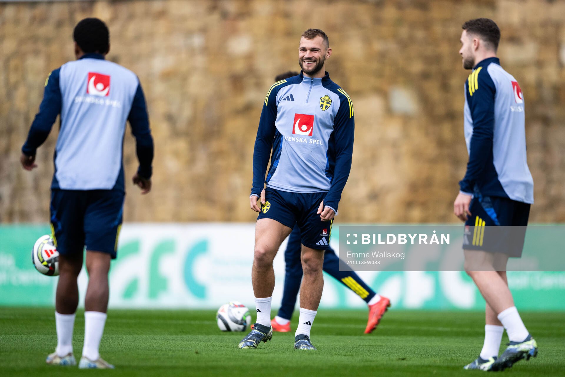 Jesper Karlström of the Swedish men's football national