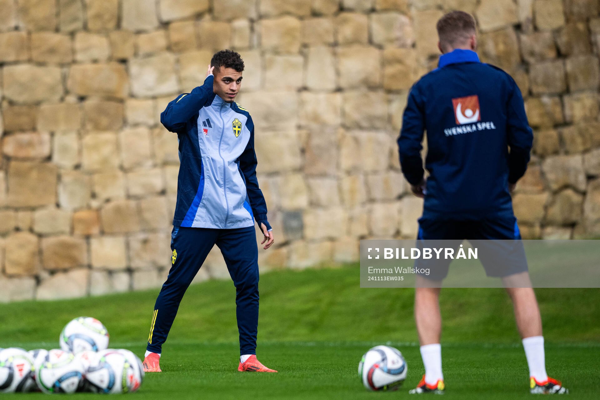 Yasin Ayari of the Swedish men's football national team at