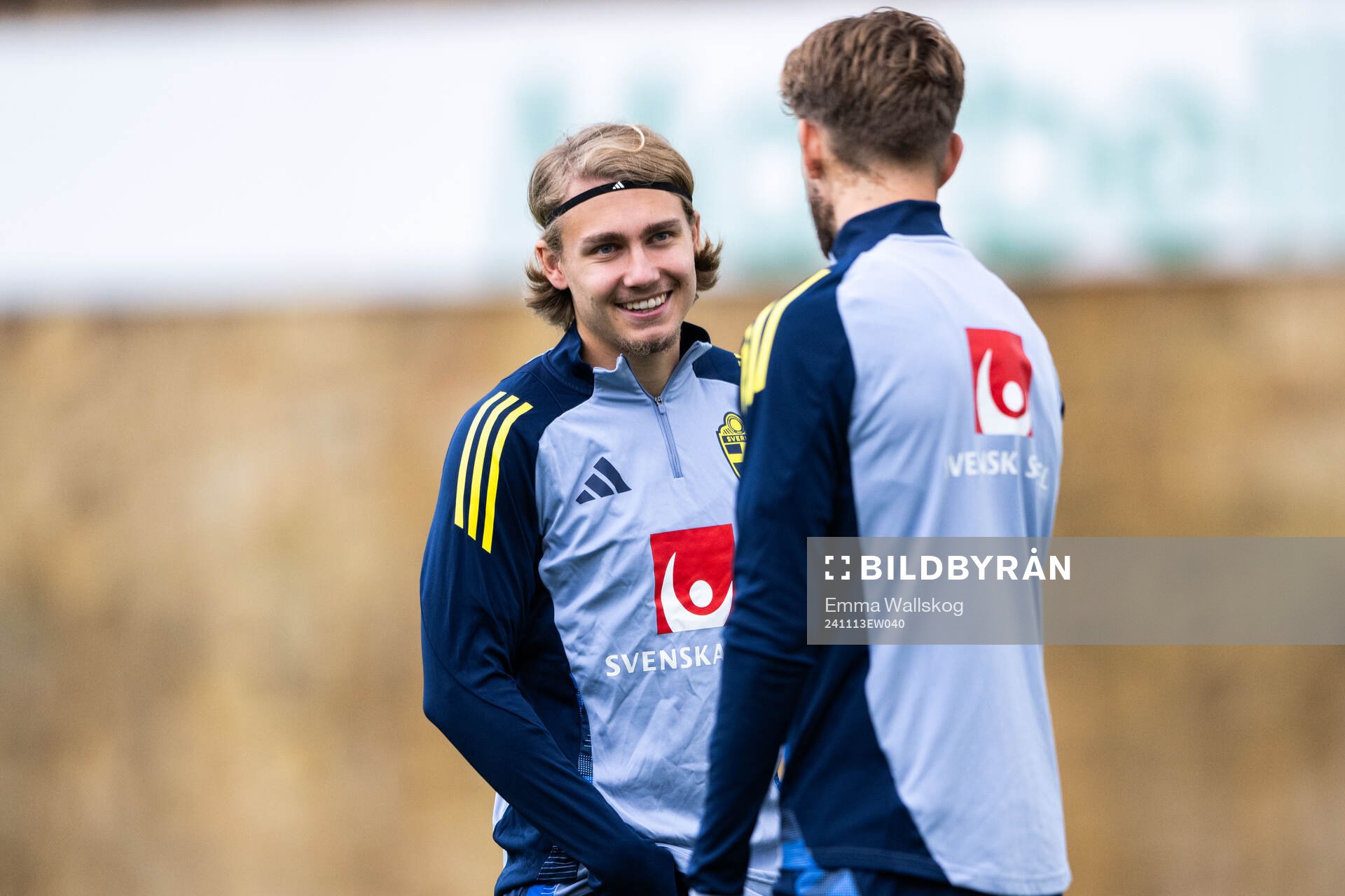 Sebastian Nanasi and Anton Salétros of the Swedish men's