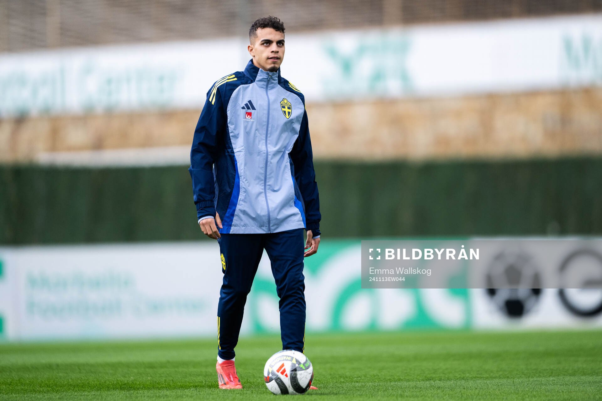Yasin Ayari of the Swedish men's football national team at