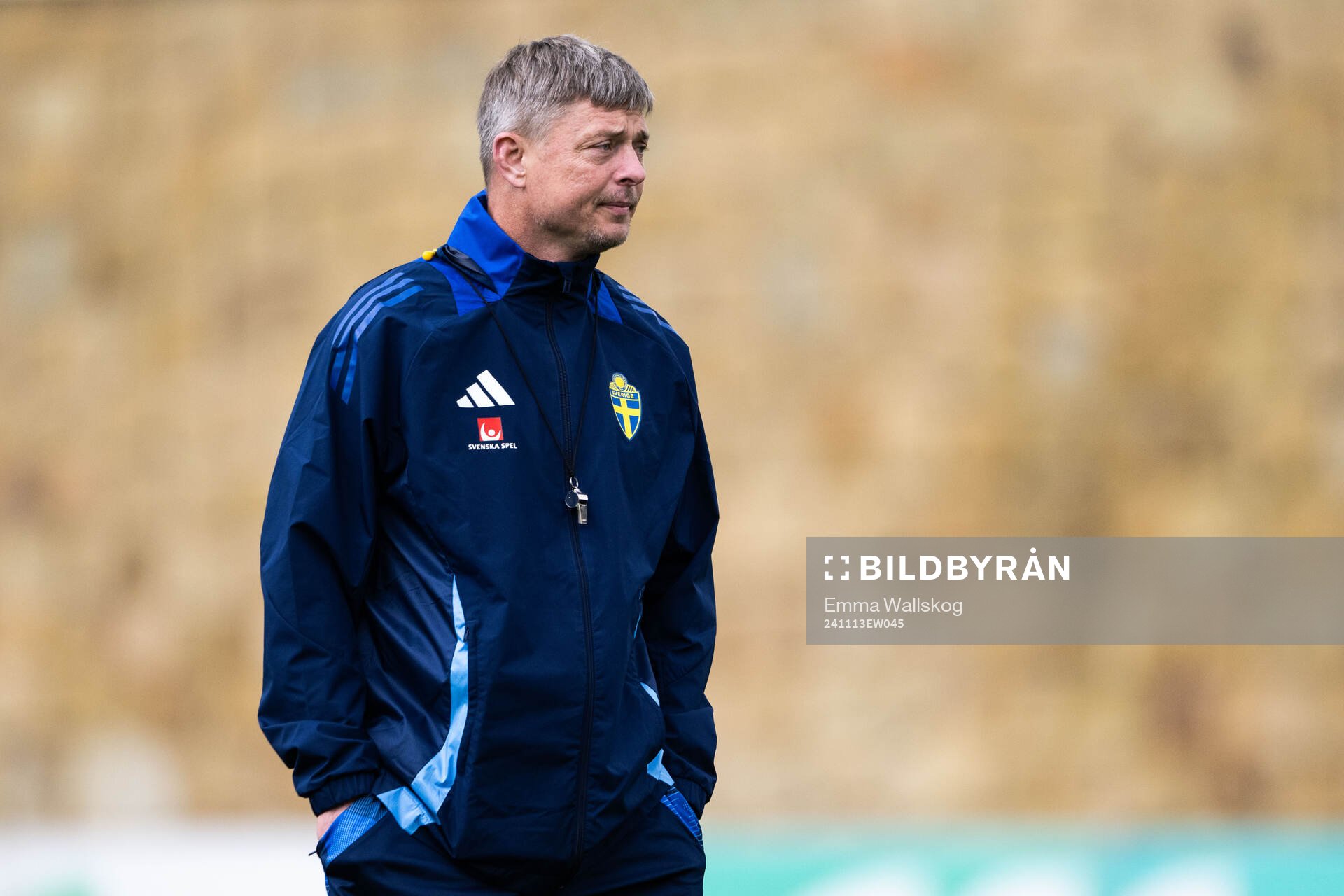 Head coach Jon Dahl Tomasson of the Swedish men's football