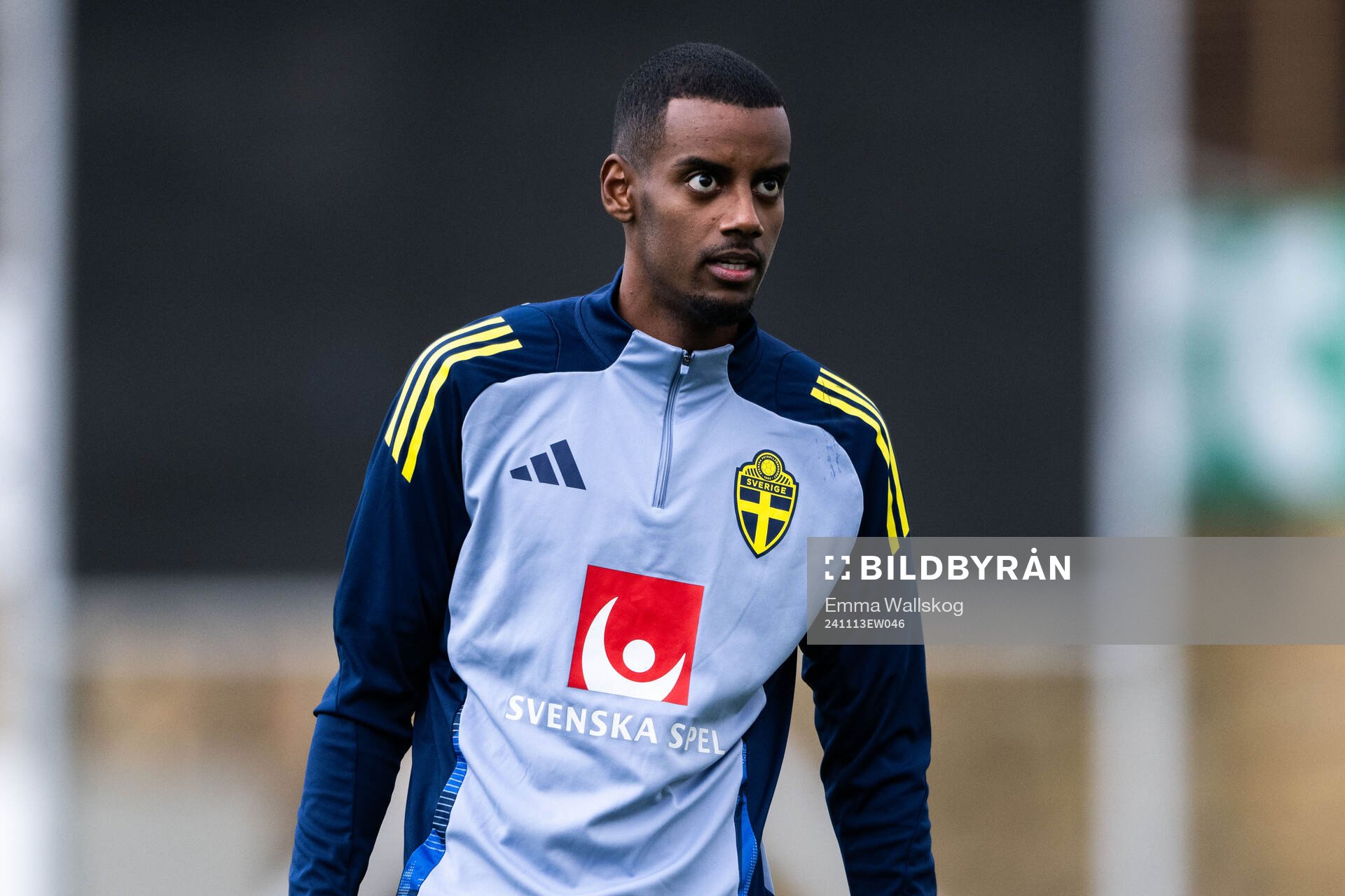 Alexander Isak of the Swedish men's football national team